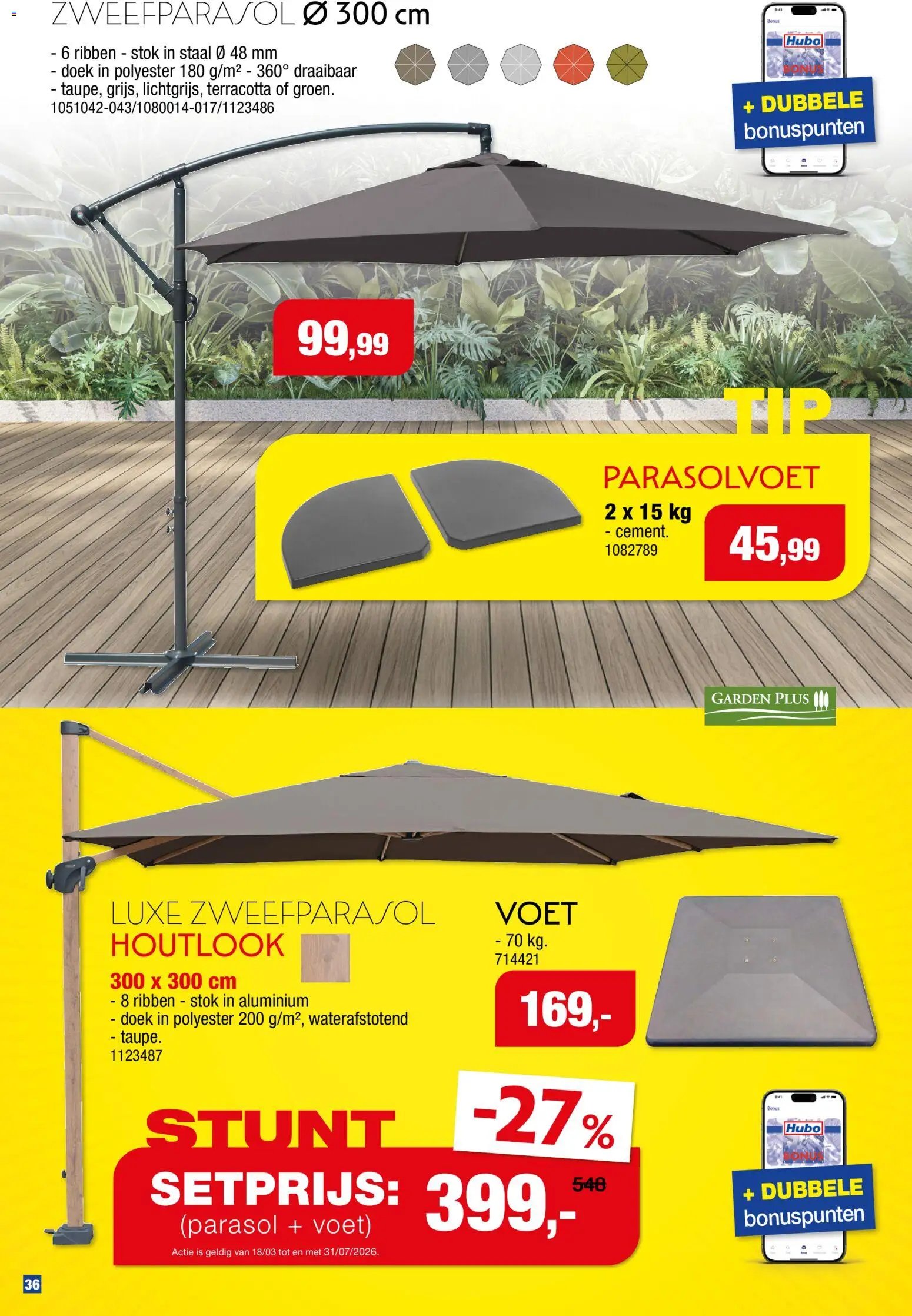 Hubo Tuinmeubelen special 