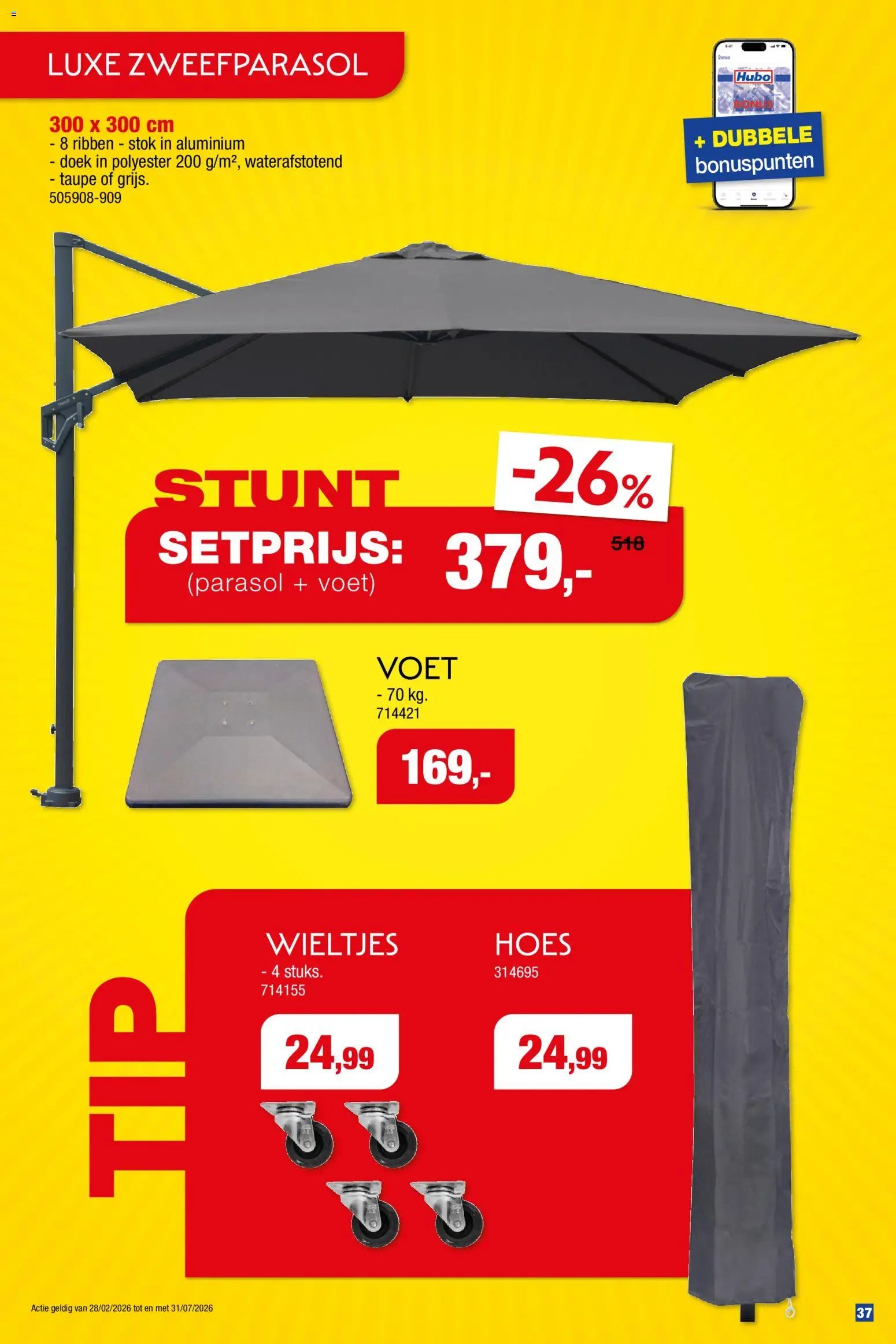 Hubo Tuinmeubelen special 