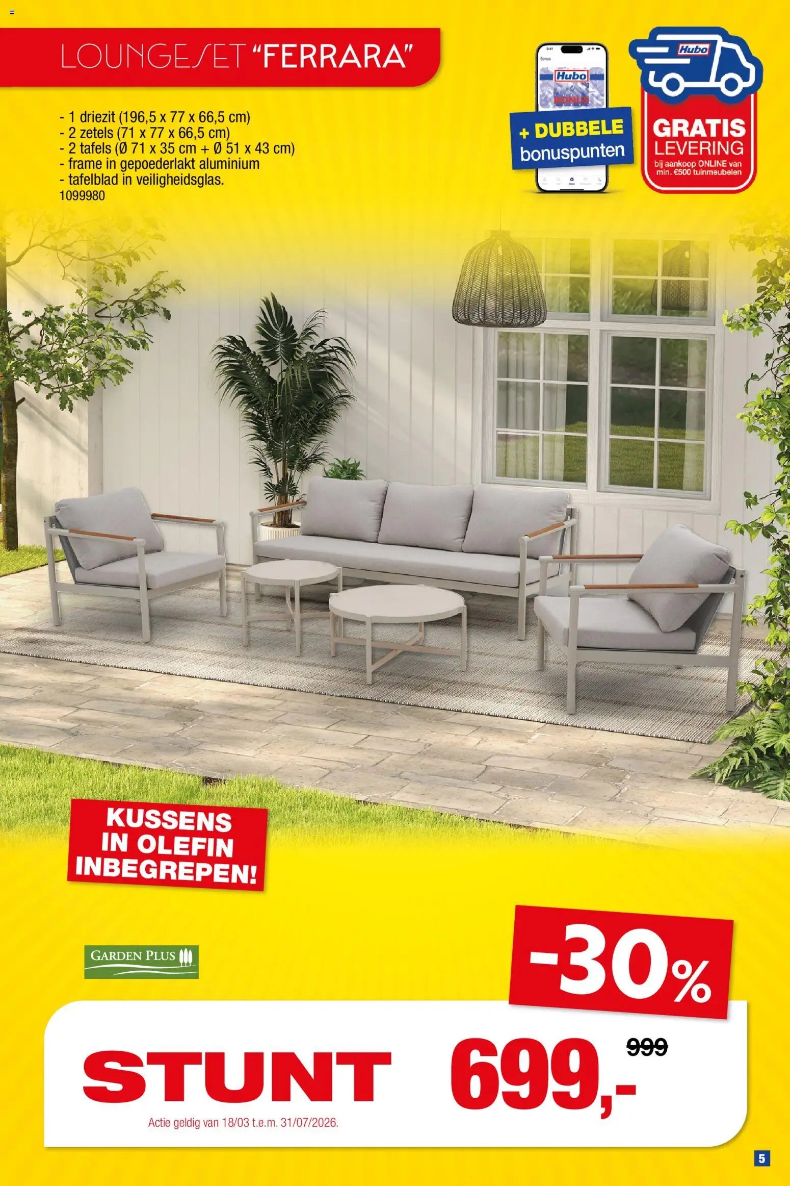 Hubo Tuinmeubelen special 