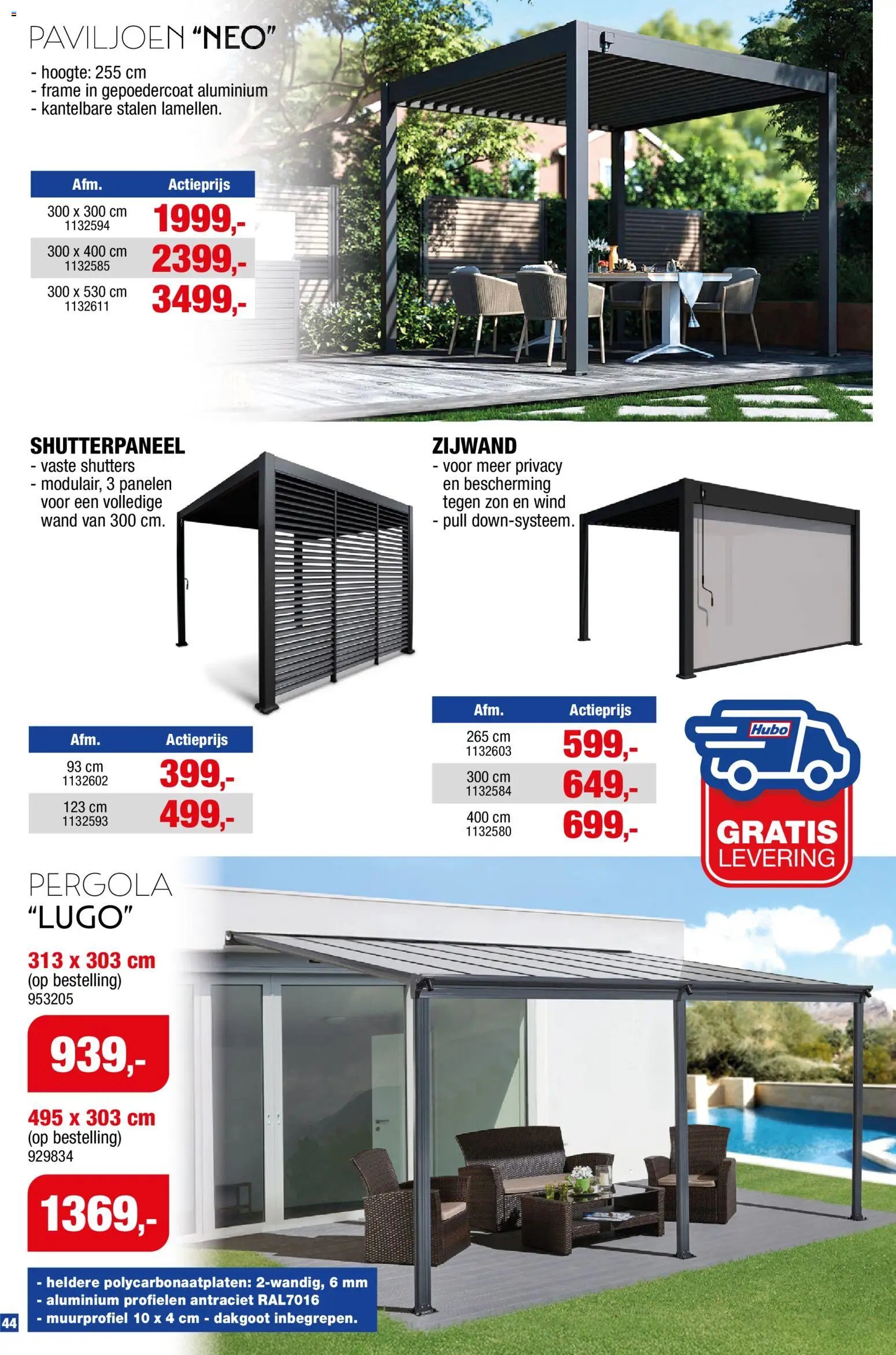 Hubo Tuinmeubelen special 