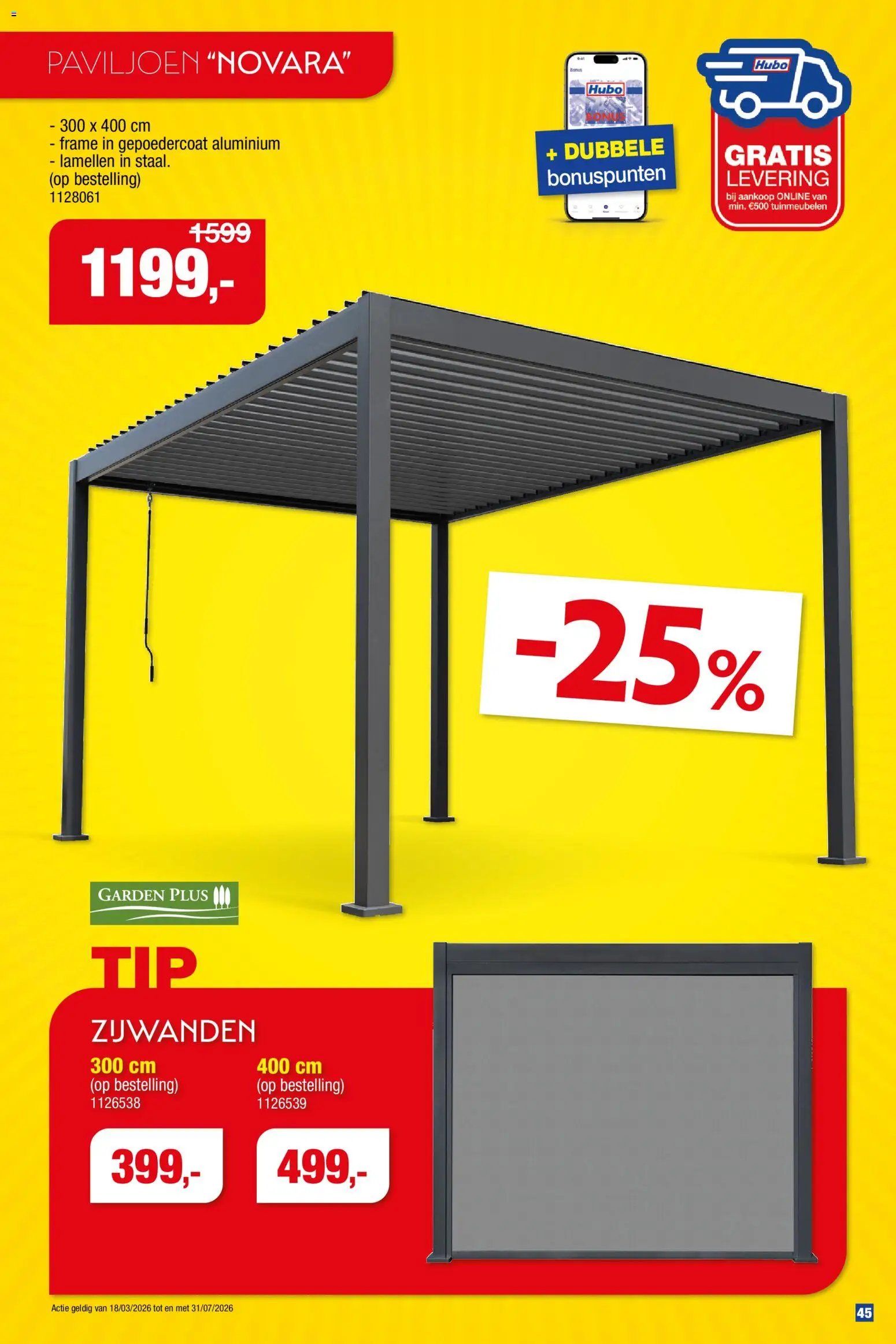 Hubo Tuinmeubelen special 
