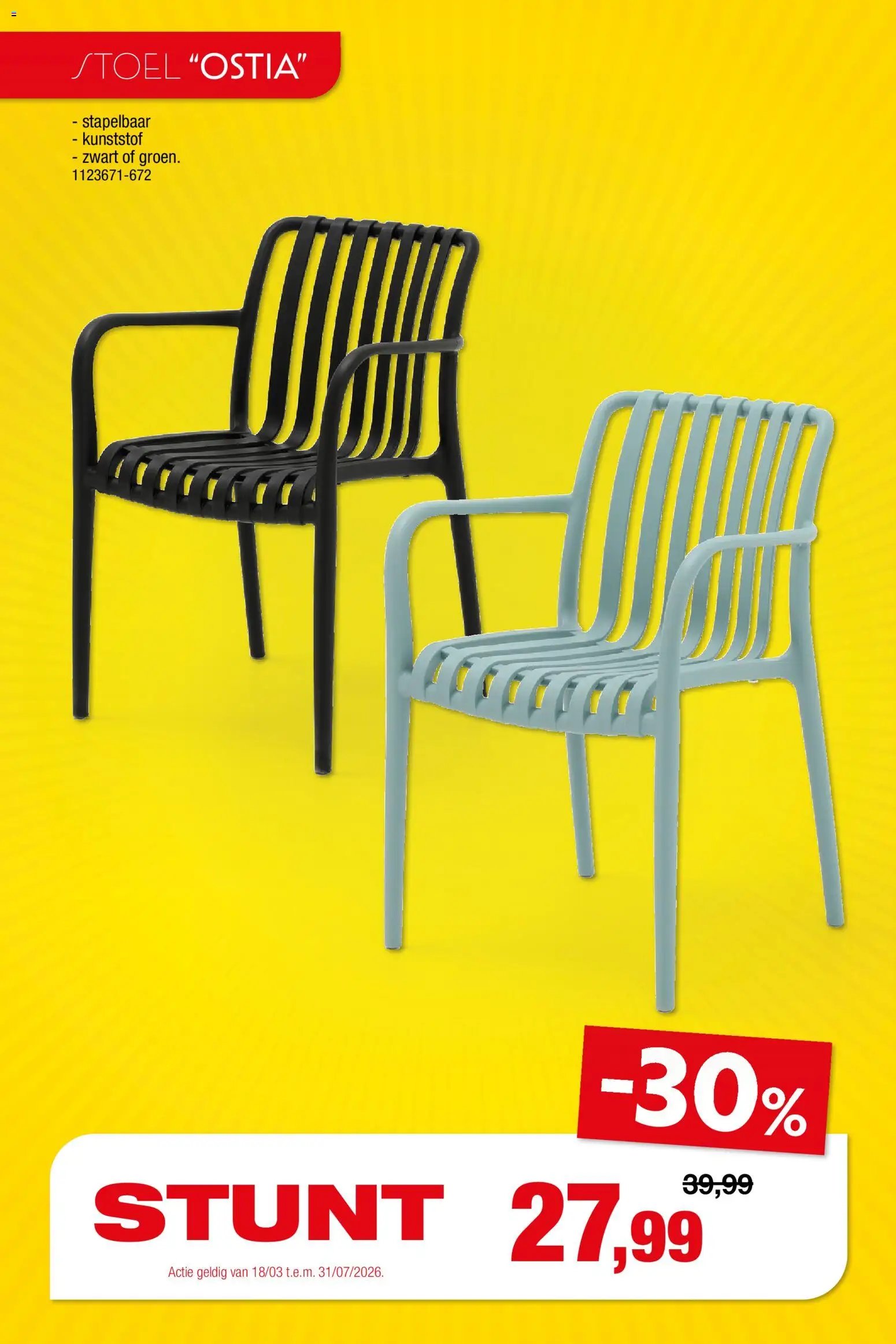 Hubo Tuinmeubelen special 