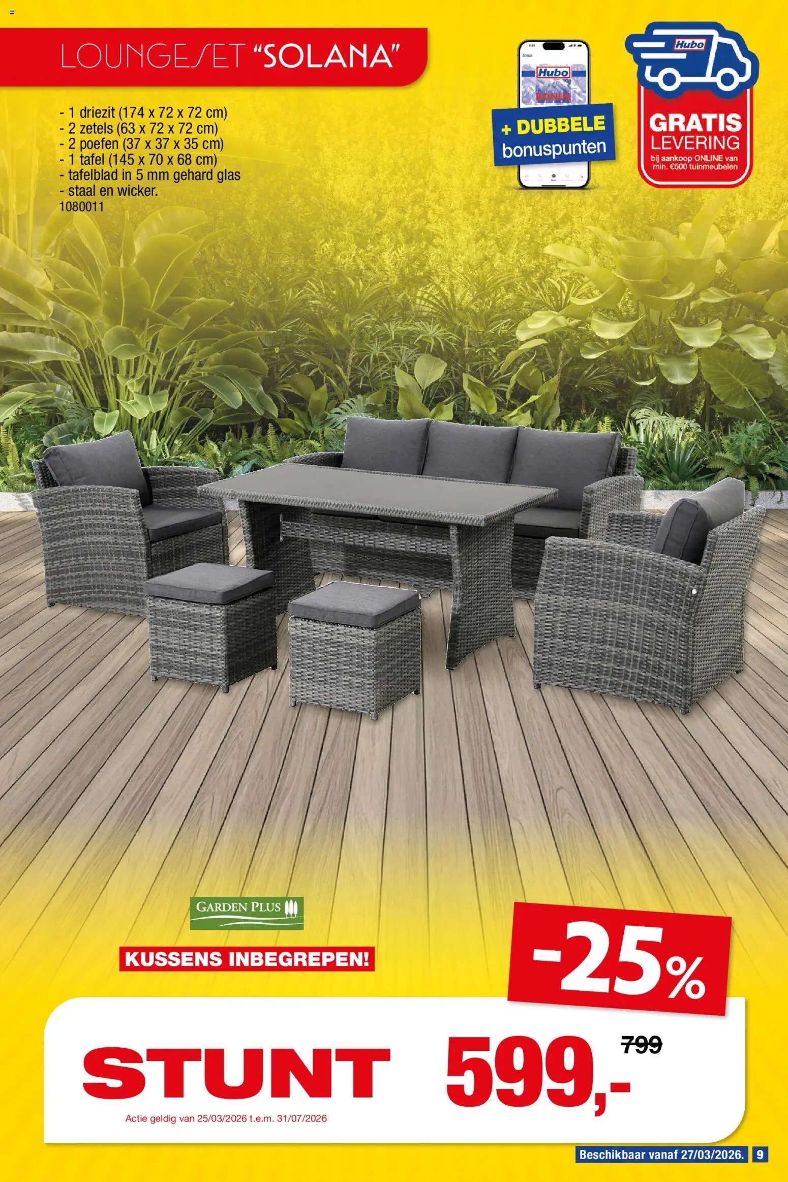 Hubo Tuinmeubelen special 