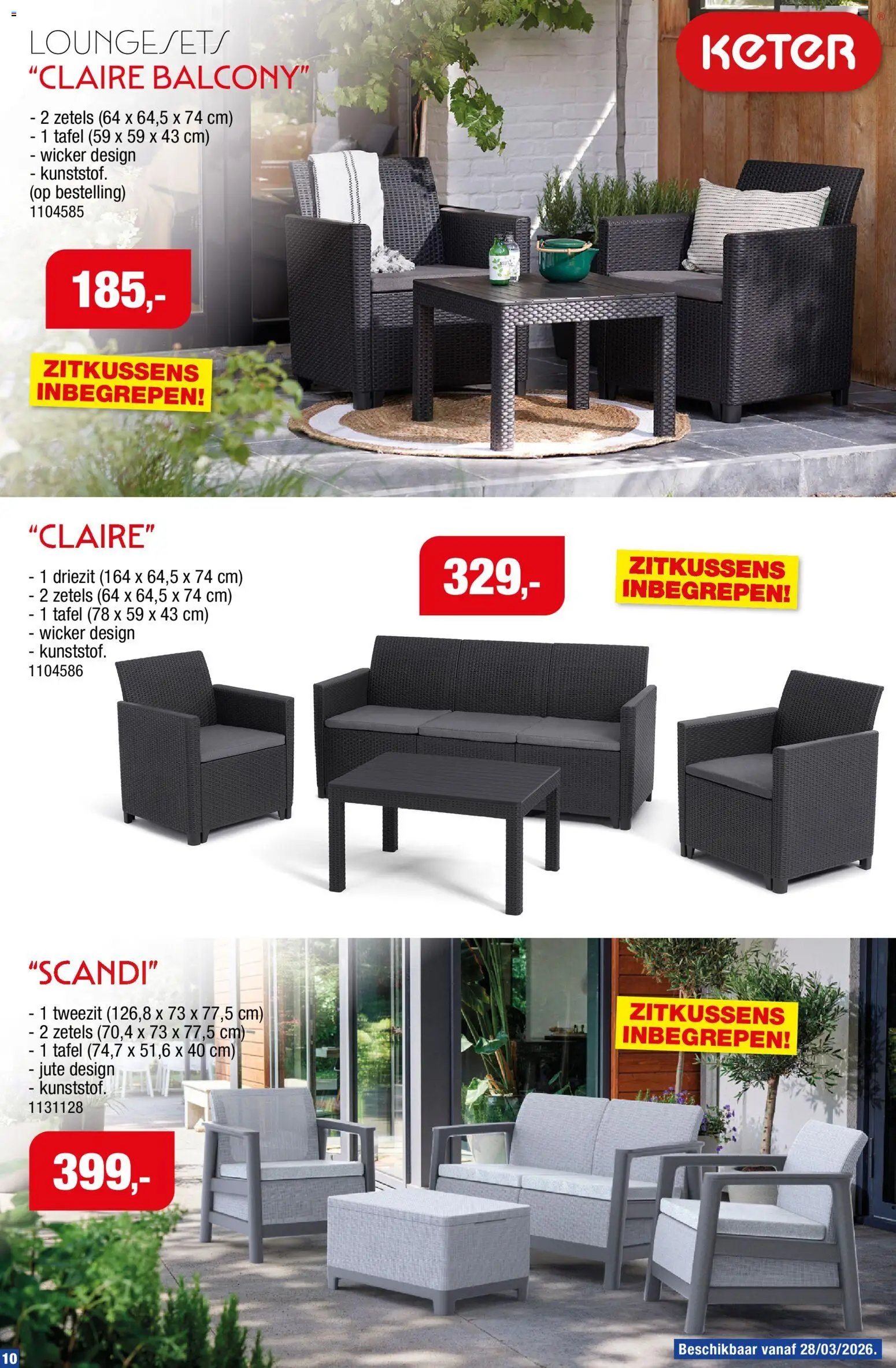 Hubo Tuinmeubelen special 
