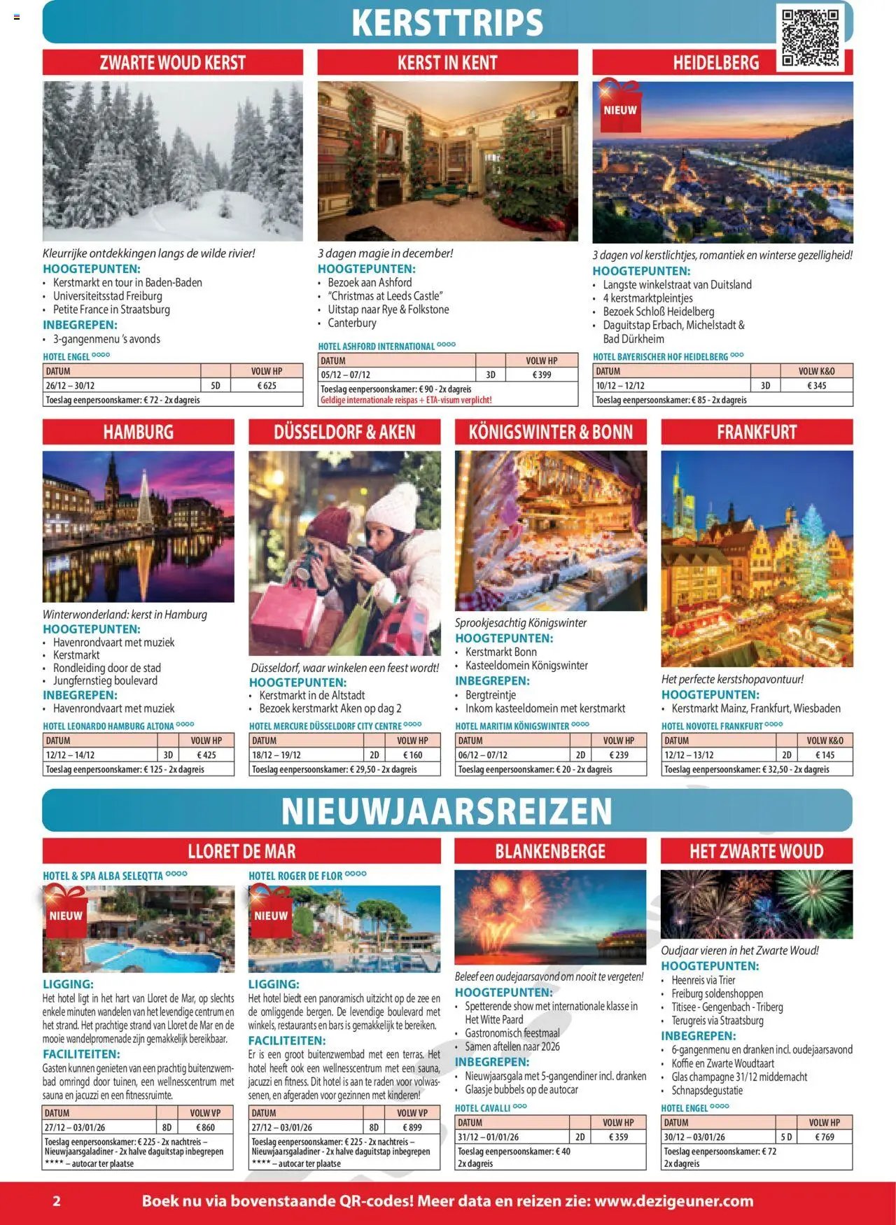 De ZigeunerNajaars- en voorjaarsbrochure 2025 - 2026