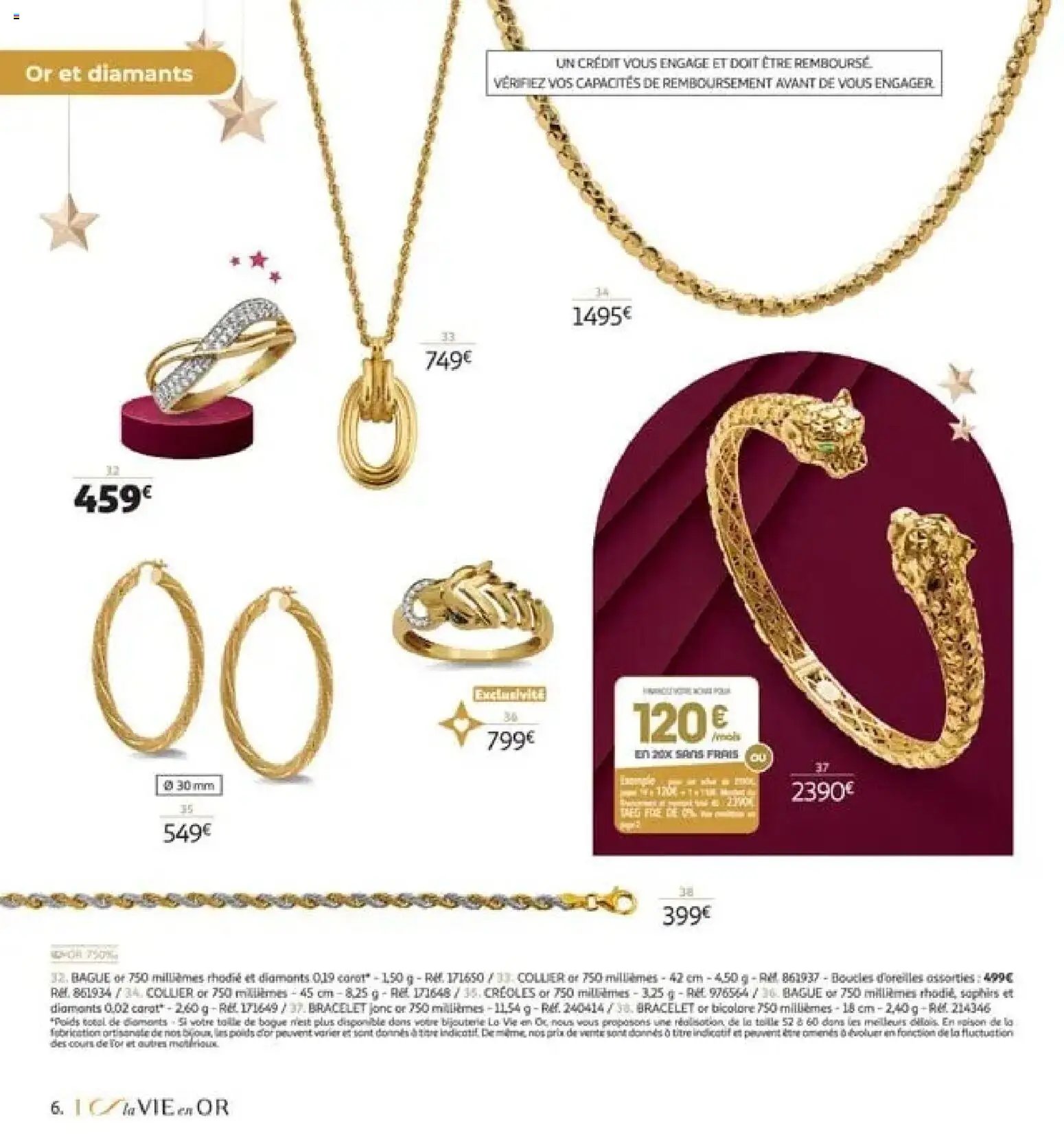 Auchan - Bijoux pour les fêtes