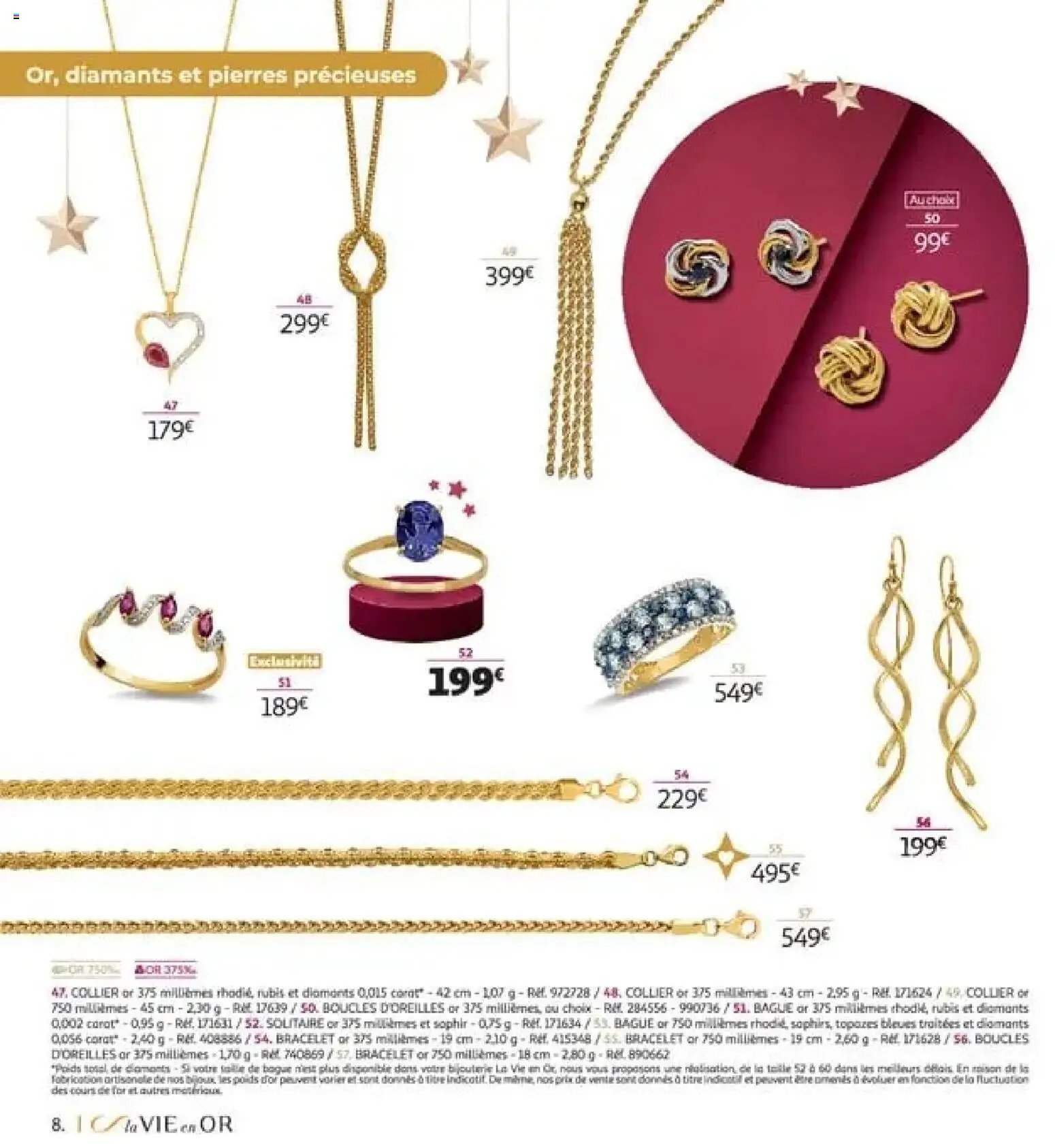 Auchan - Bijoux pour les fêtes