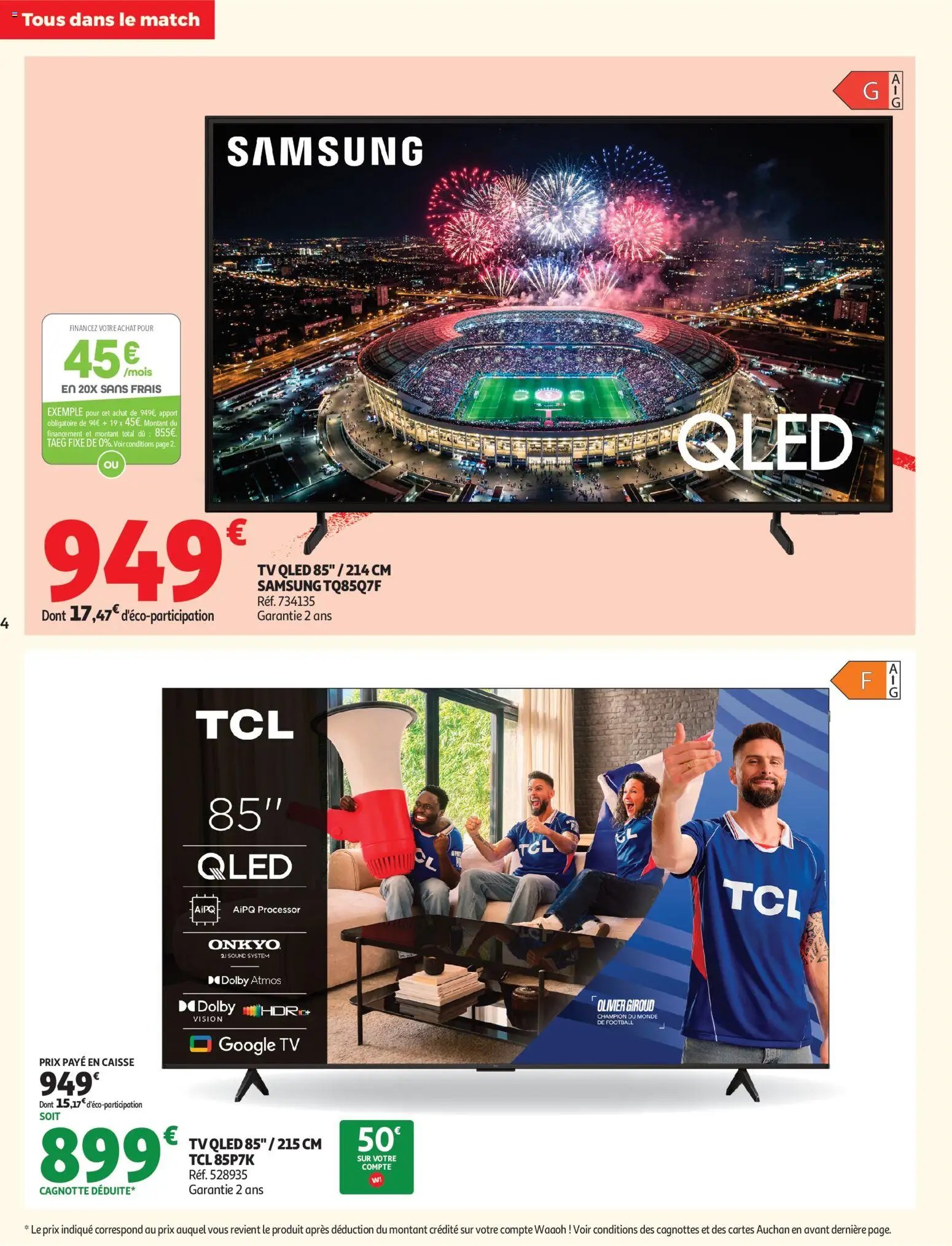 Auchan Téléviseurs & high-tech (2026-05-26 - 2026-06-14)