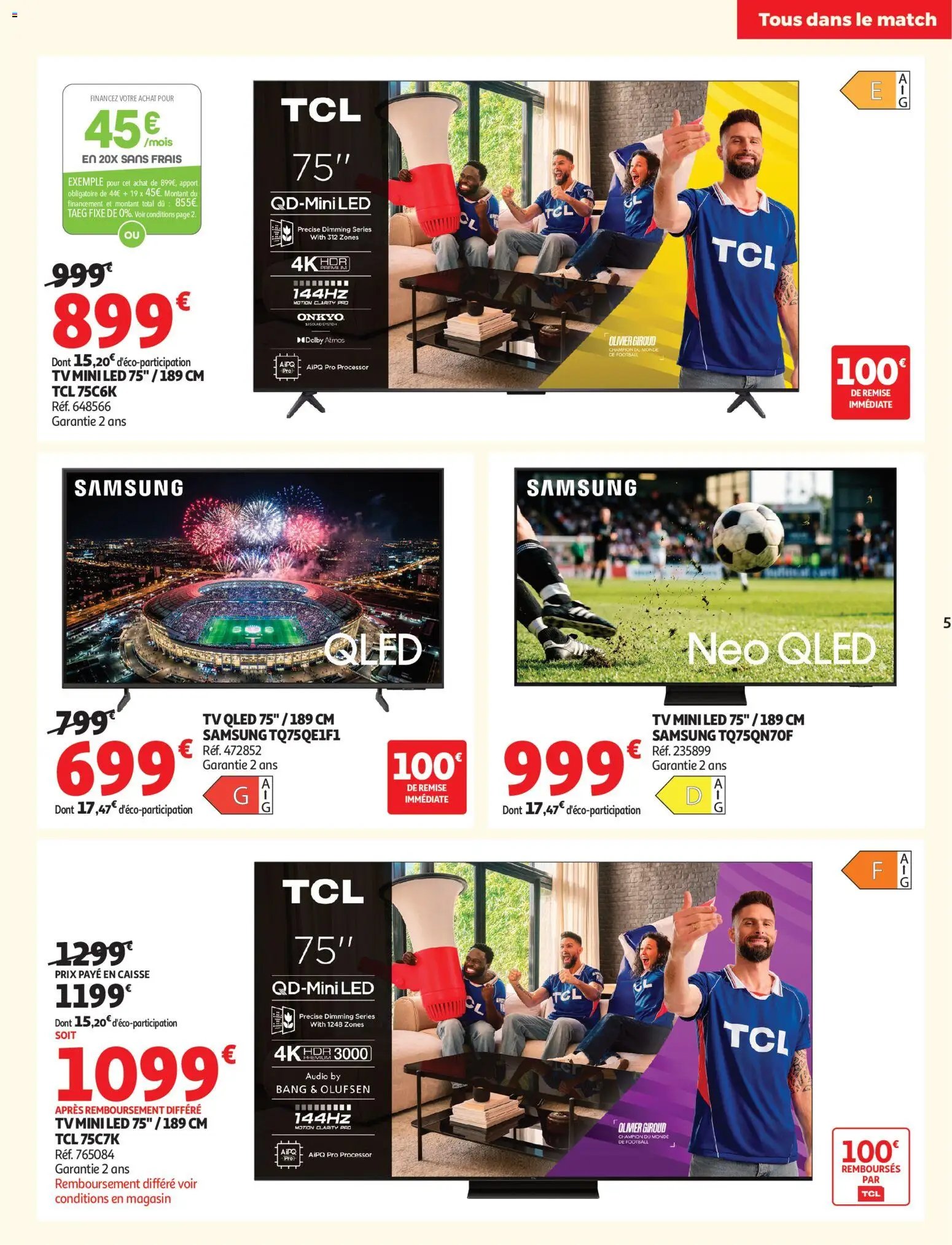 Auchan Téléviseurs & high-tech (2026-05-26 - 2026-06-14)