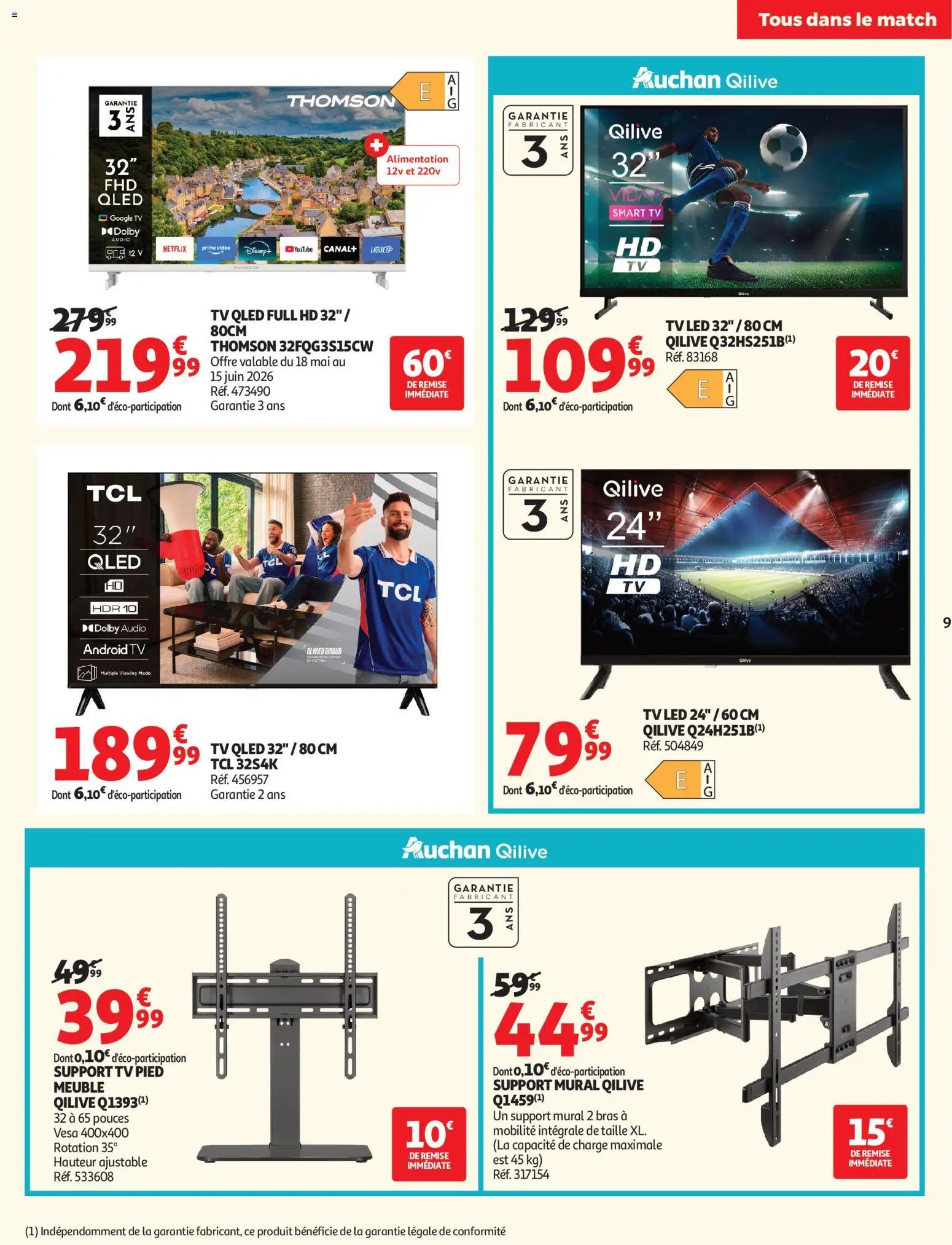 Auchan Téléviseurs & high-tech (2026-05-26 - 2026-06-14)