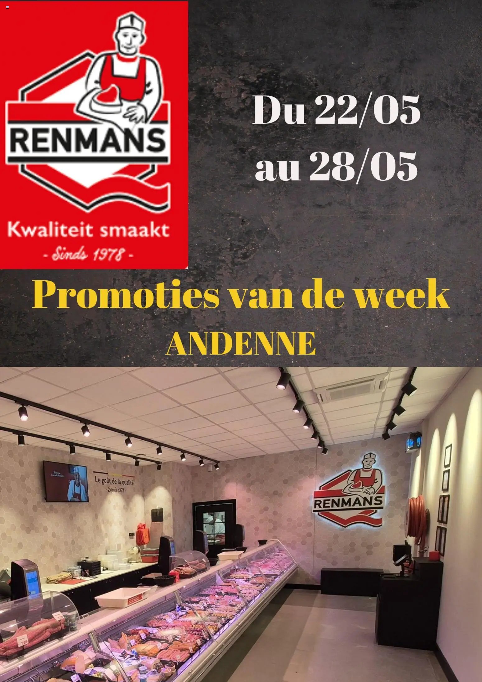 Renmans folder / publicité