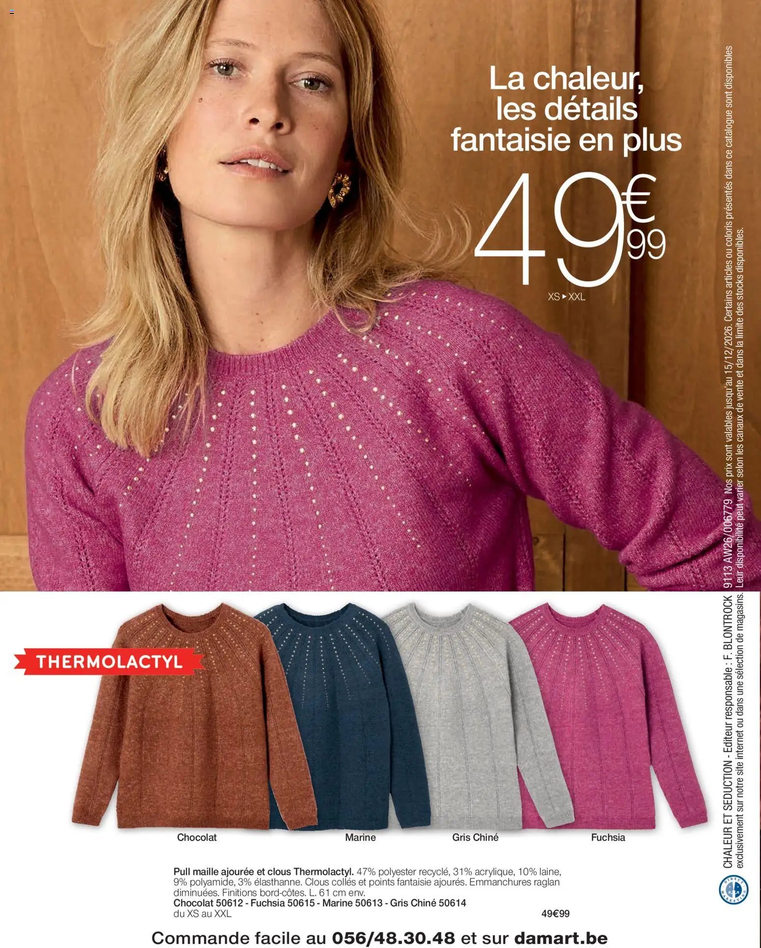 Damart publicité