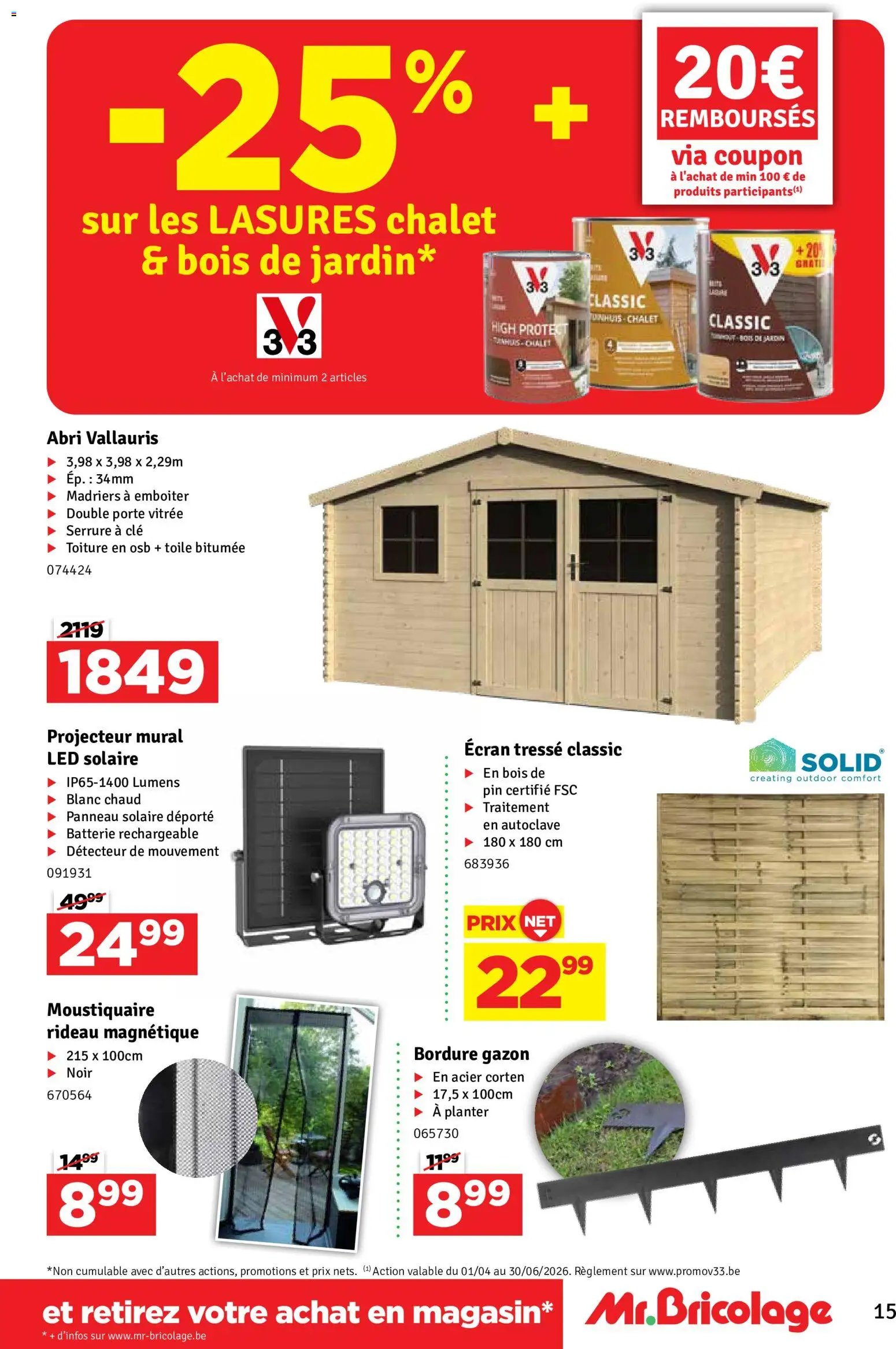 Mr Bricolage folder / publicité