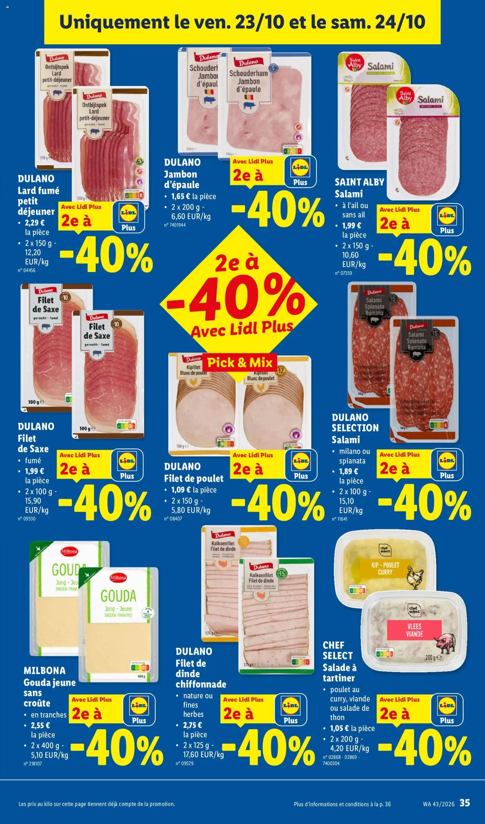 Lidl Folder semaine Folder week 43