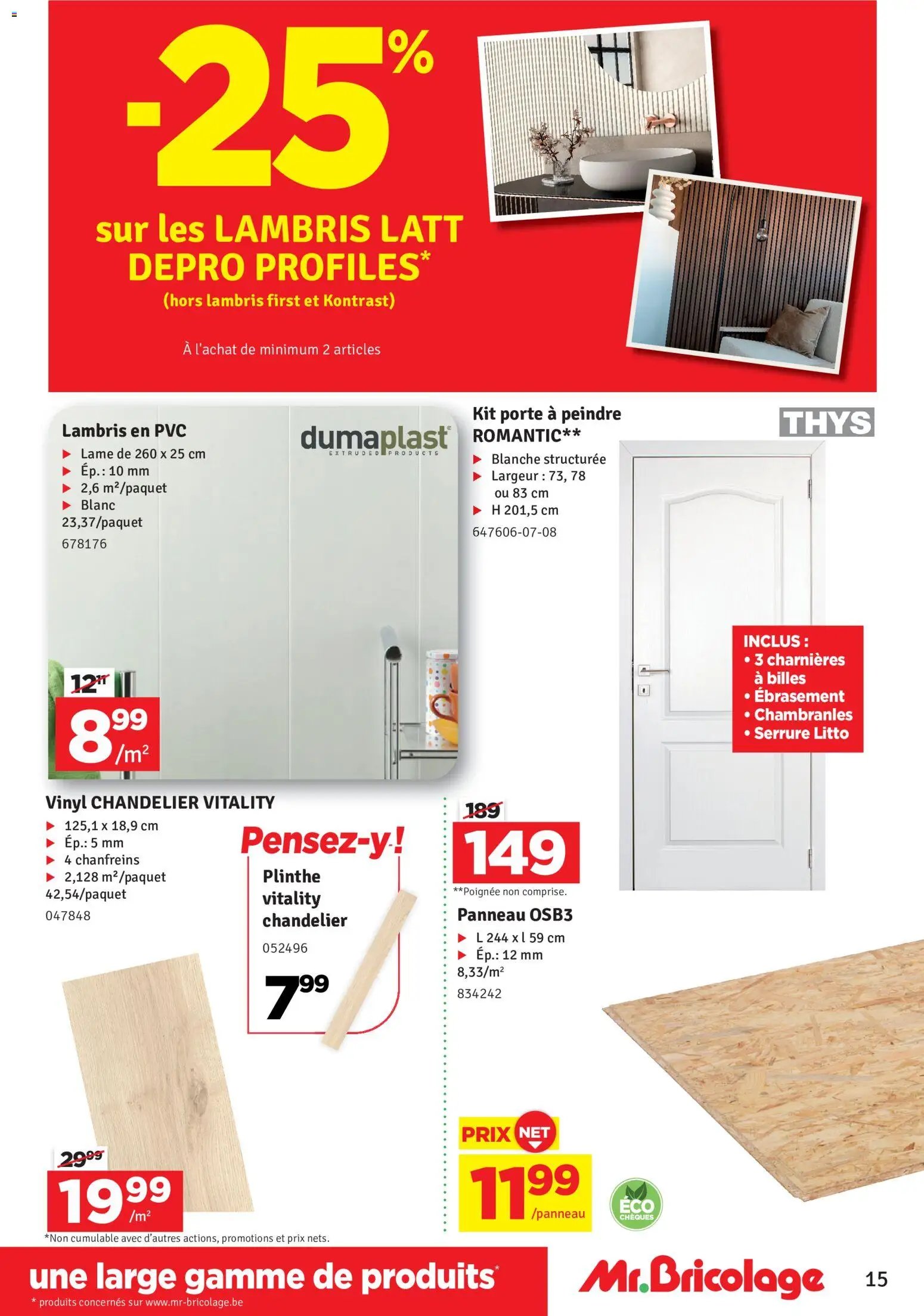 Mr Bricolage folder / publicité
