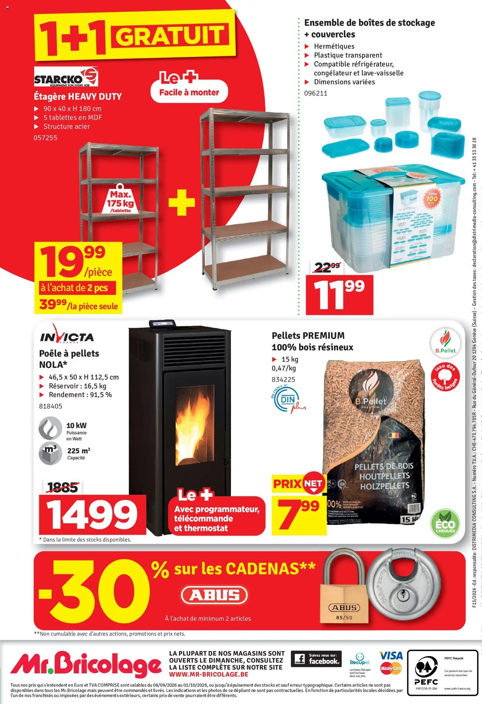 Mr Bricolage folder / publicité