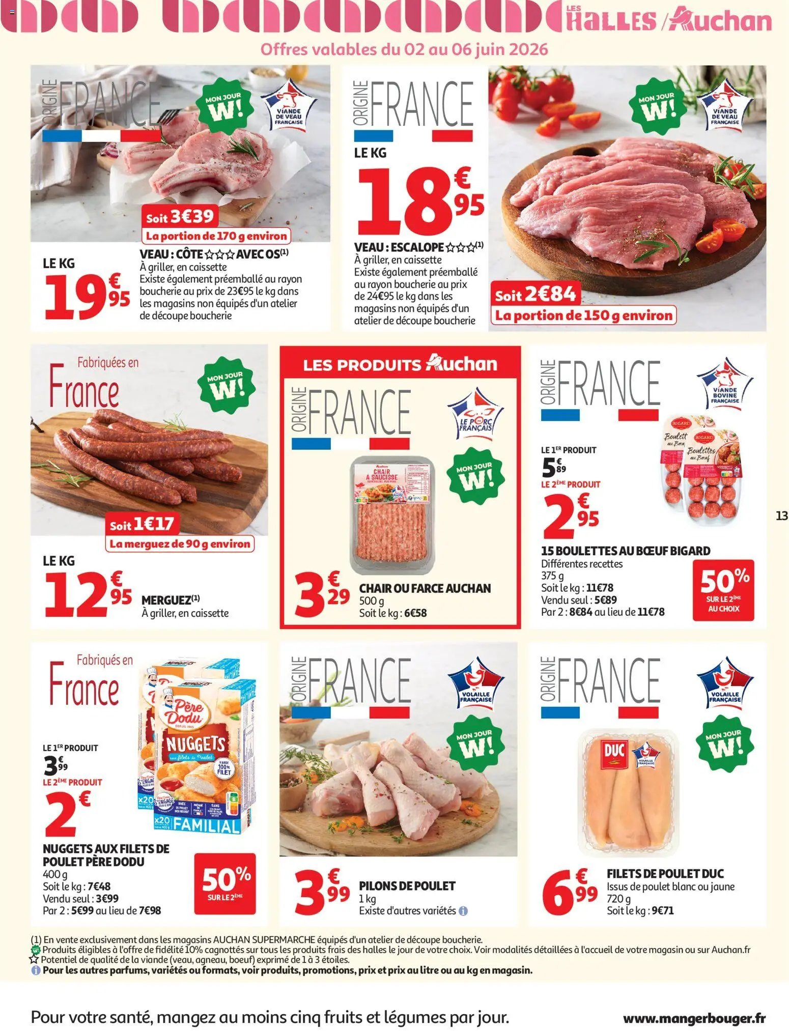 Auchan Produits laitiers supers