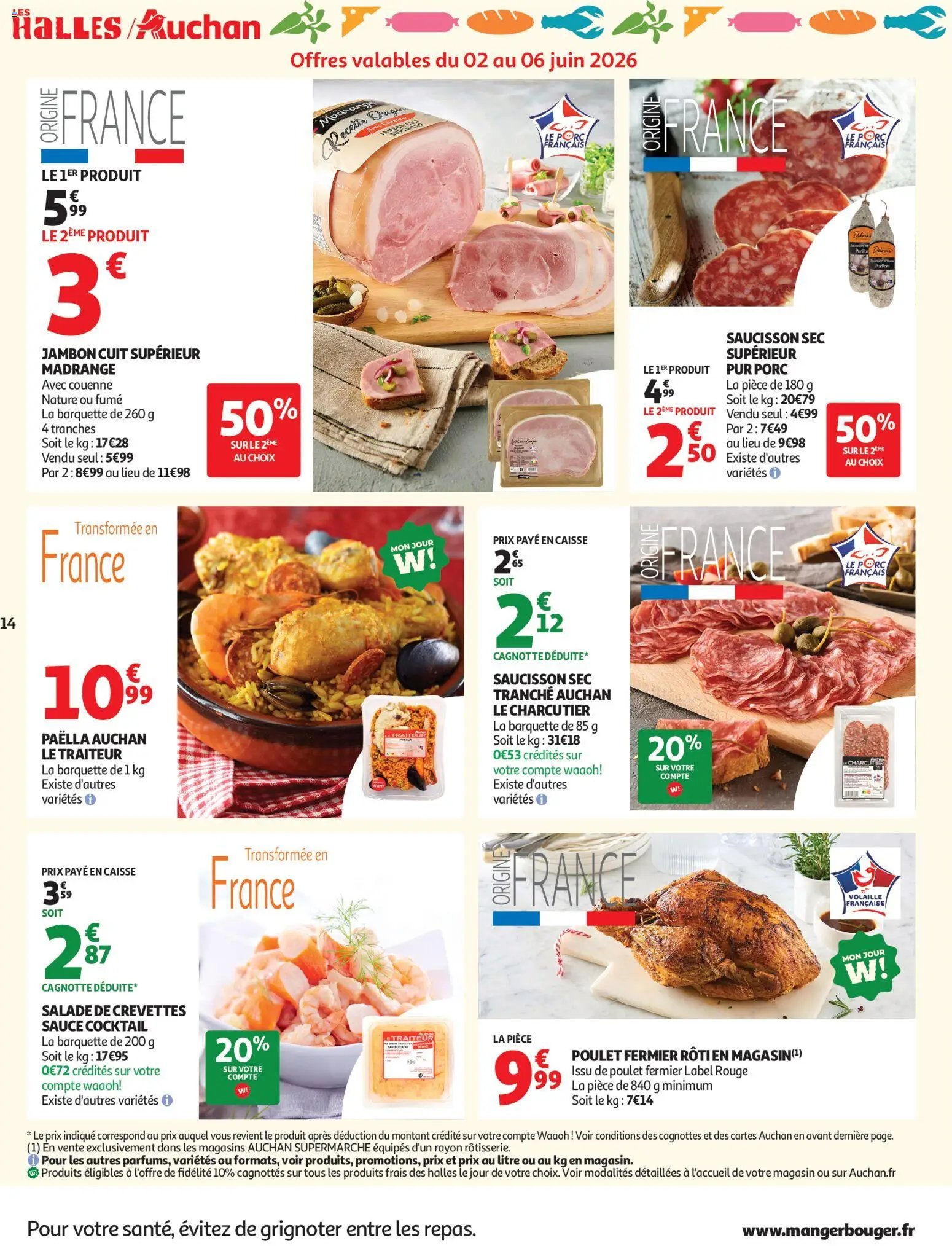 Auchan Produits laitiers supers