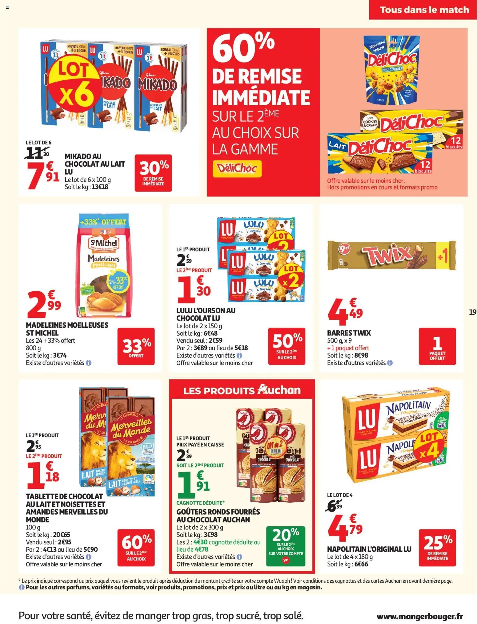 Auchan Produits laitiers supers