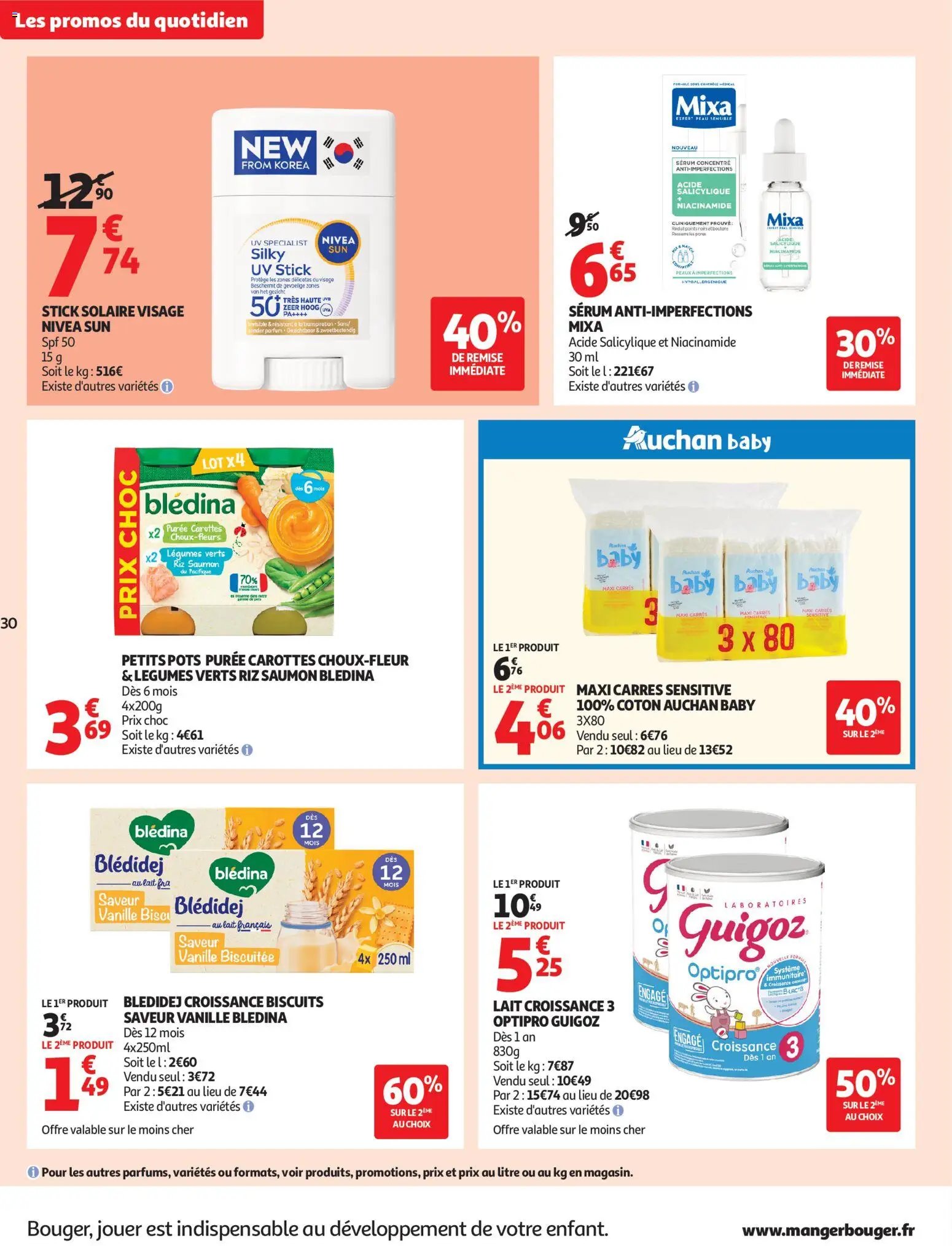Auchan Produits laitiers supers