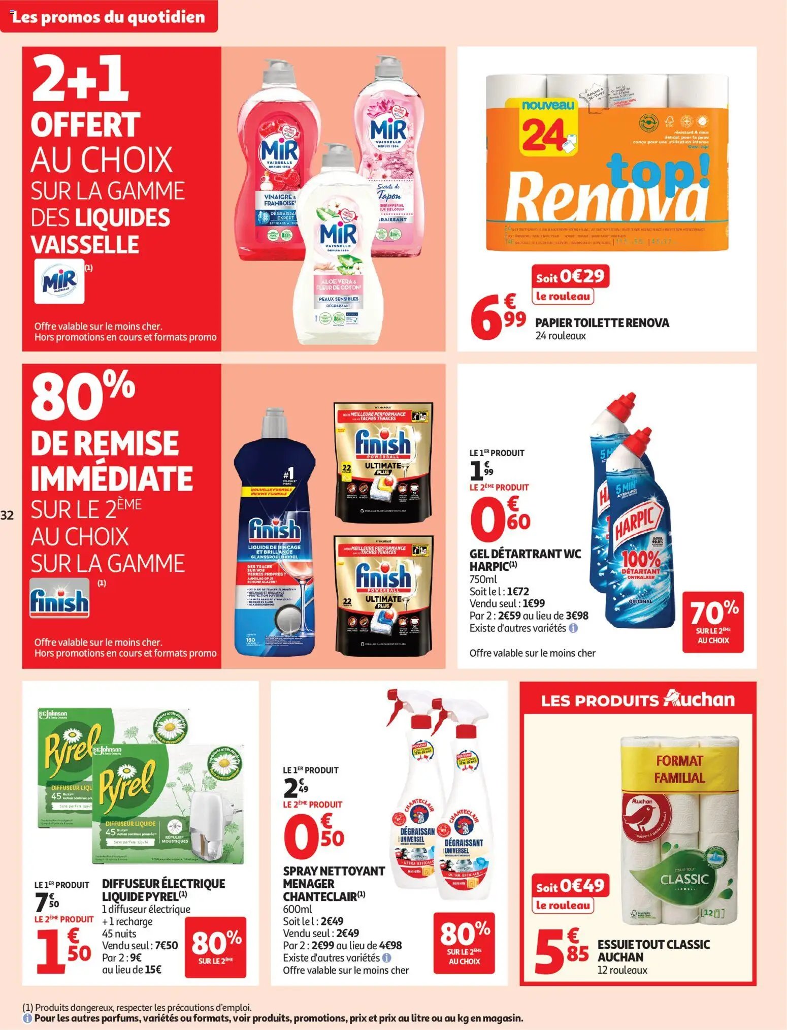 Auchan Produits laitiers supers