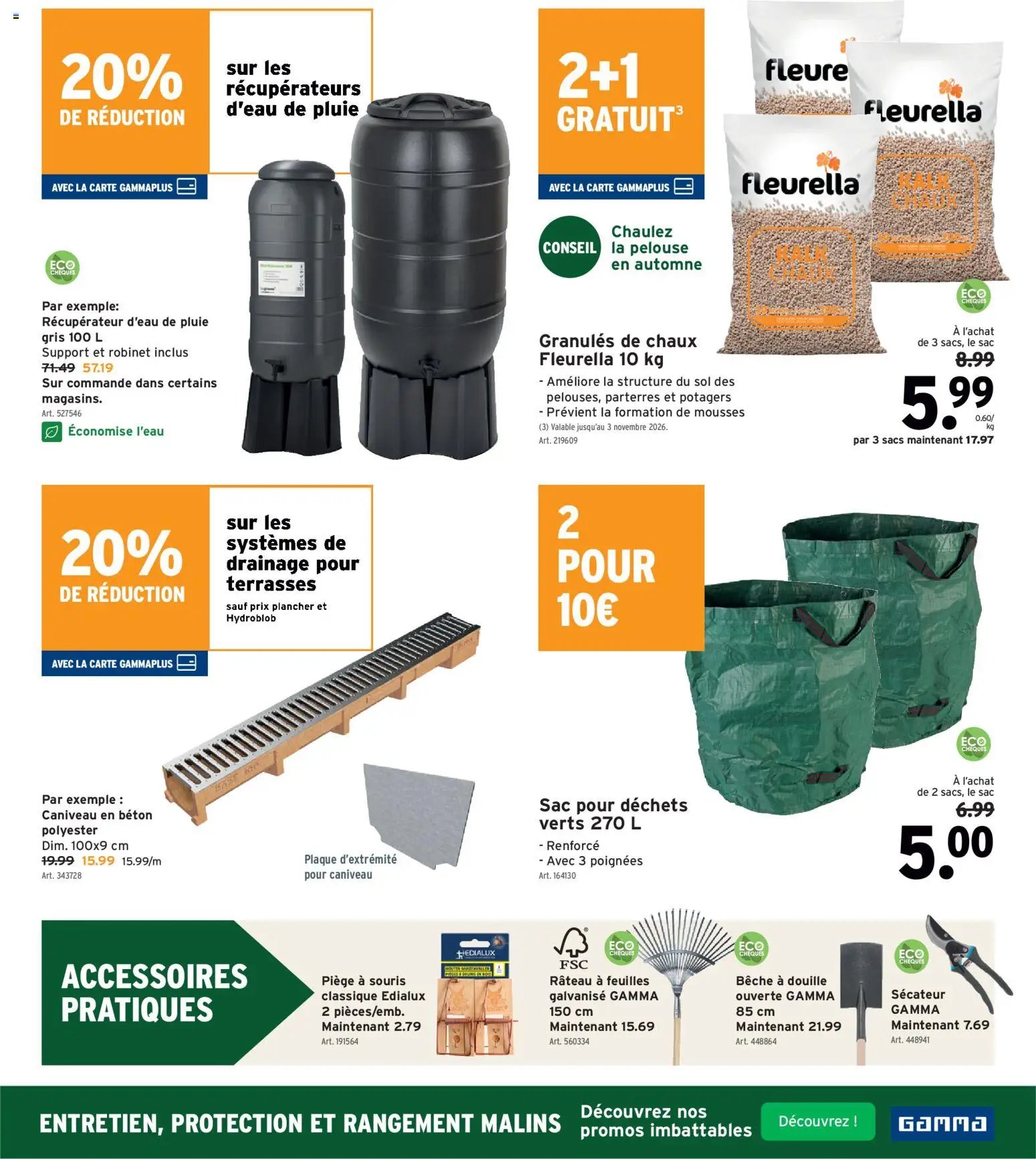 GAMMA publicité