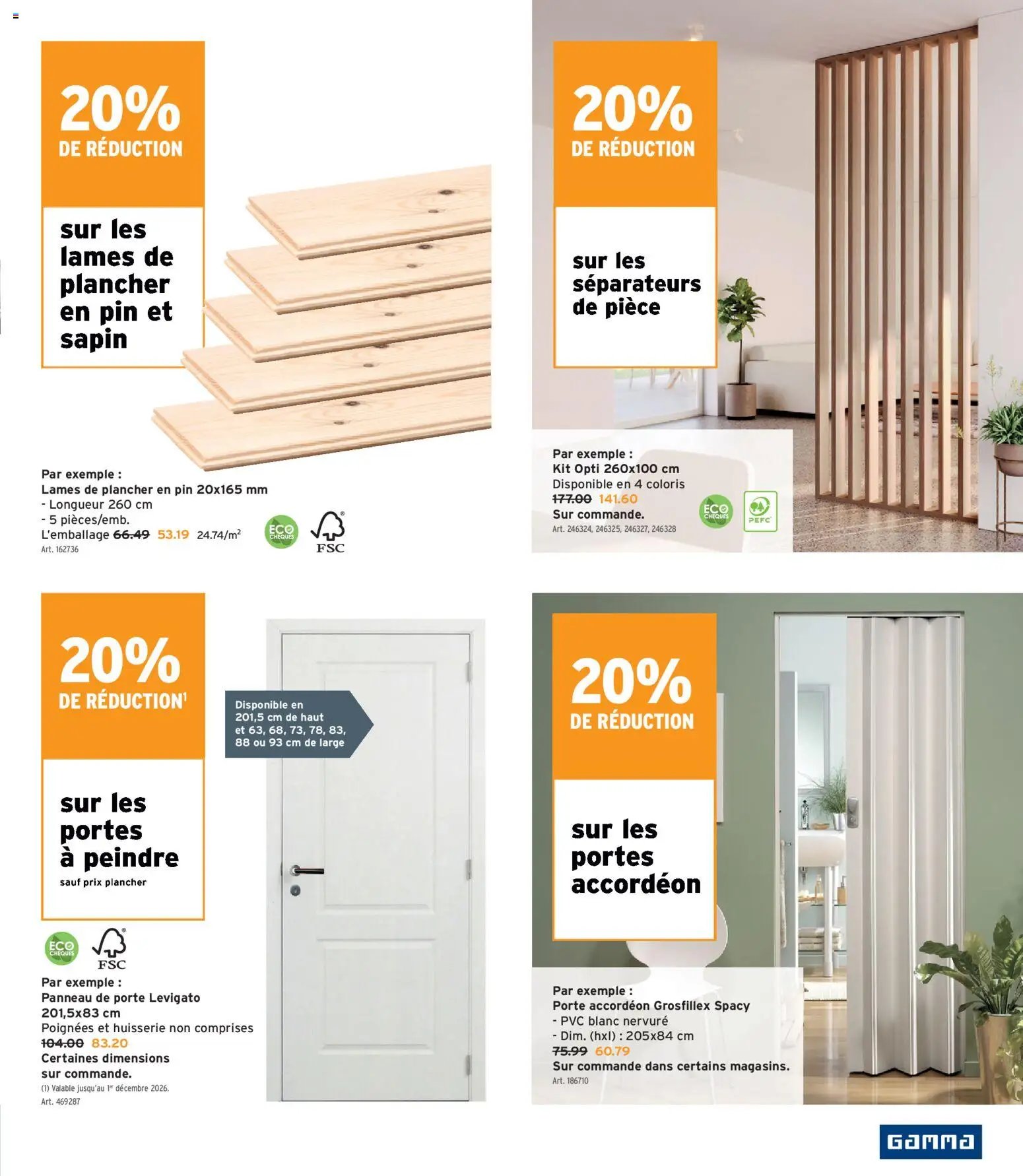 GAMMA publicité
