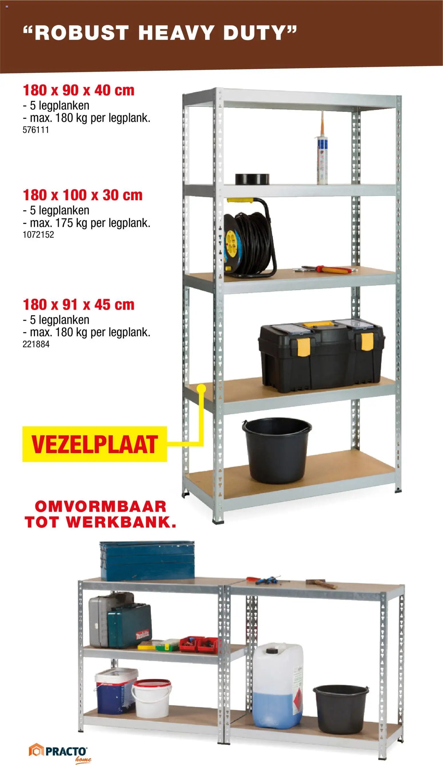 Hubo Opberging catalogus 2026