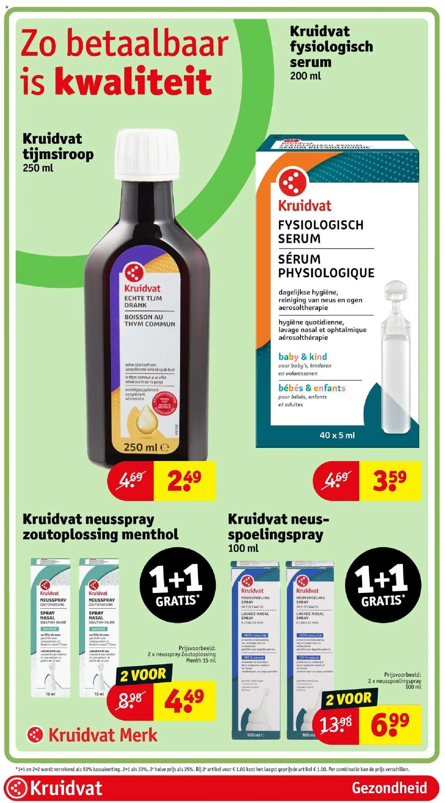Kruidvat folder