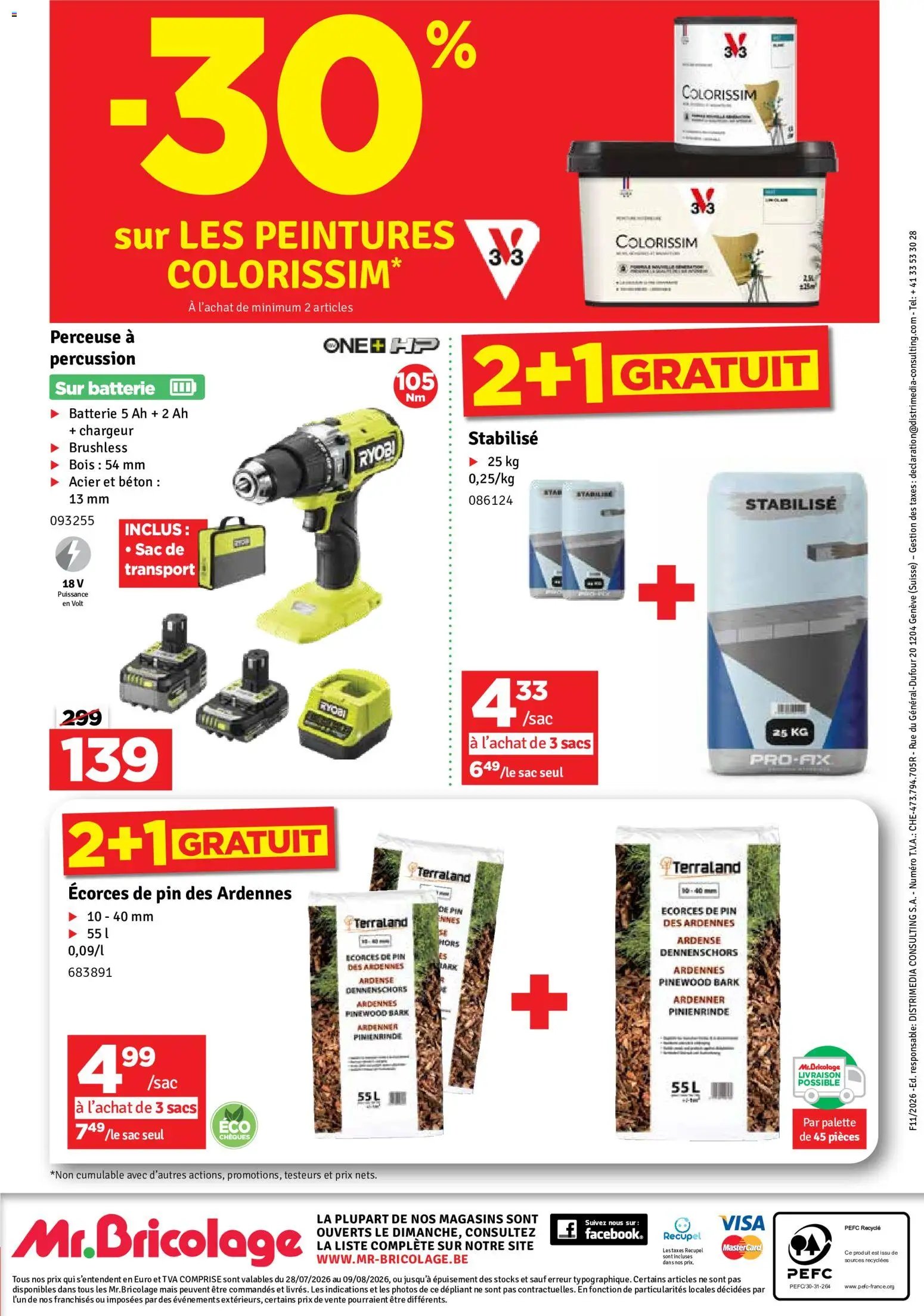 Mr Bricolage folder / publicité