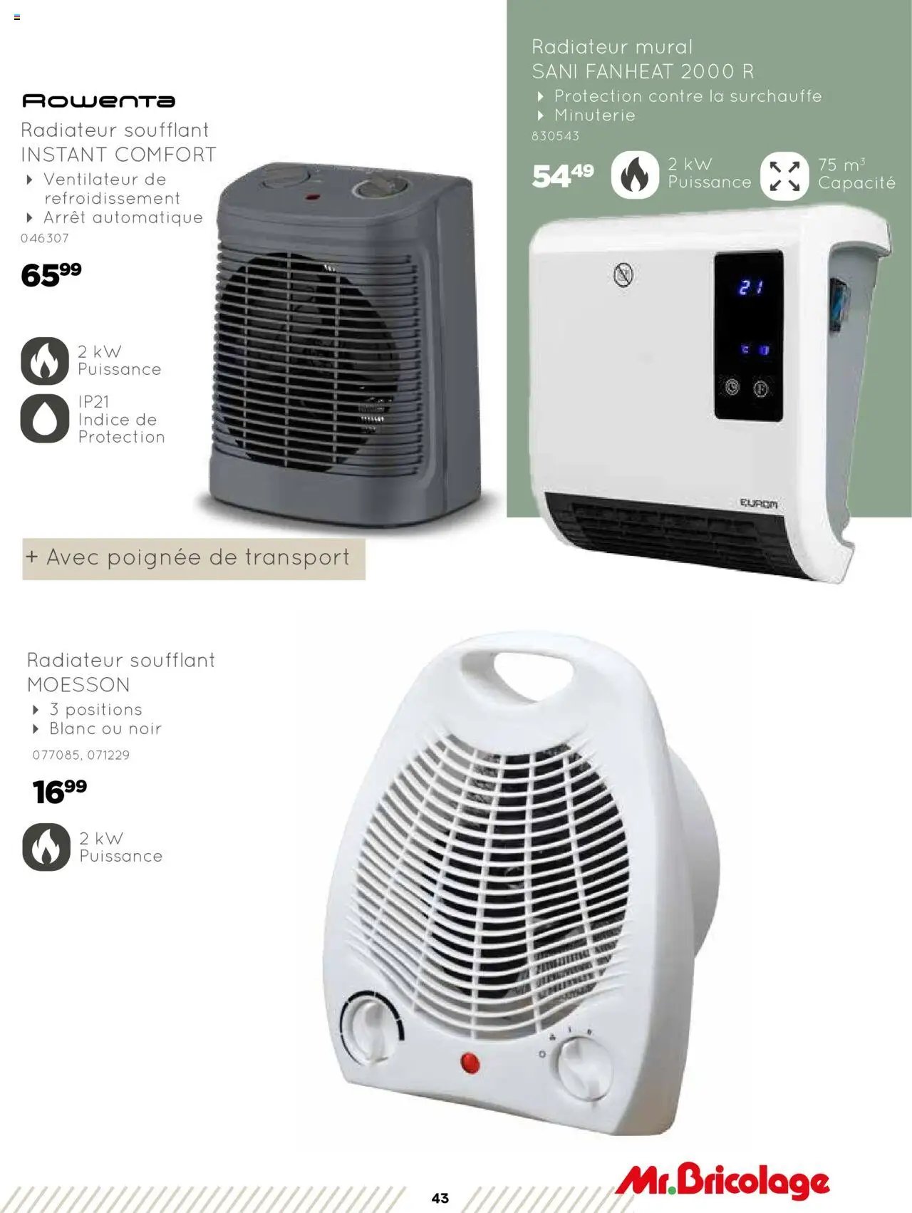 Mr Bricolage folder / publicité