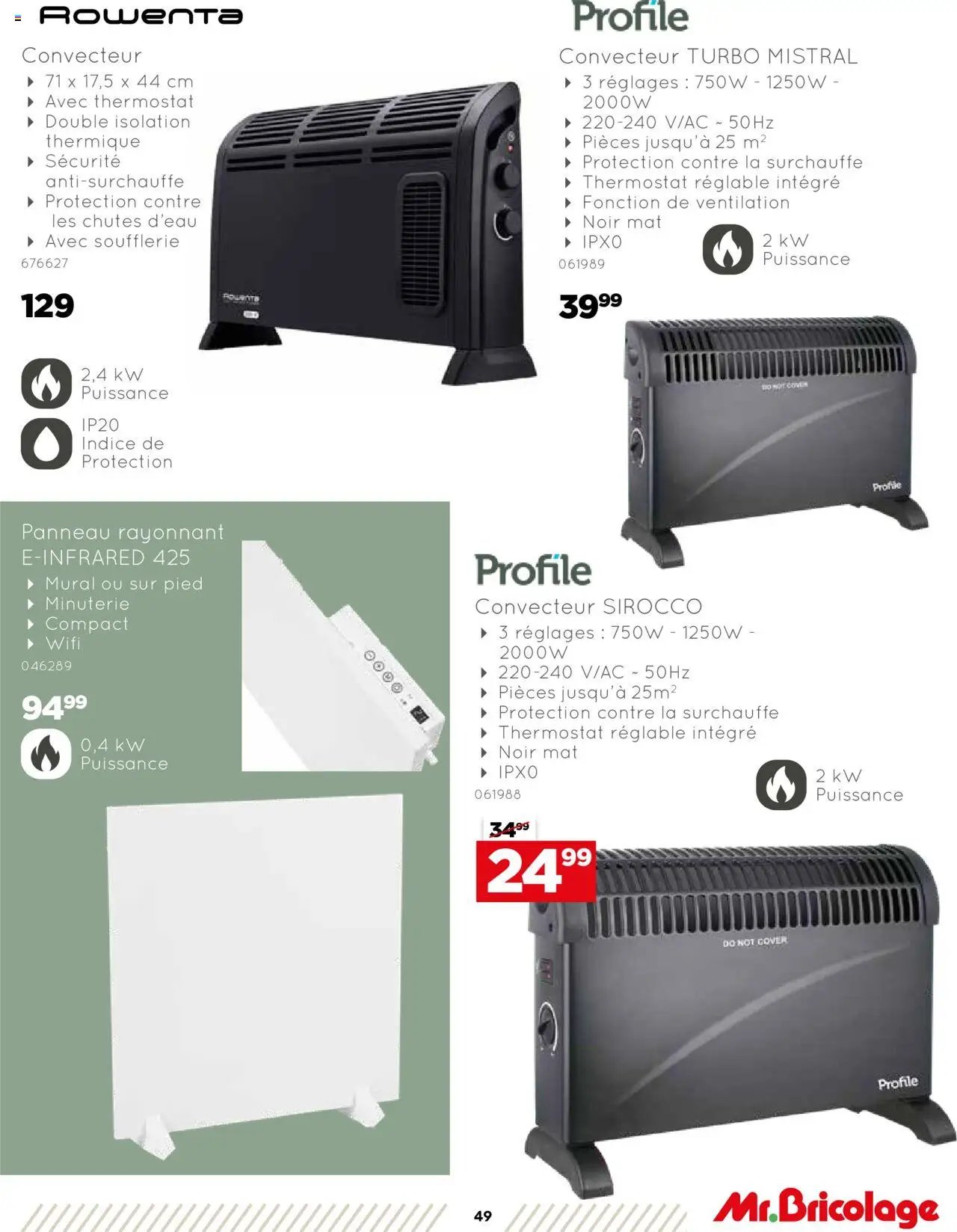 Mr Bricolage folder / publicité