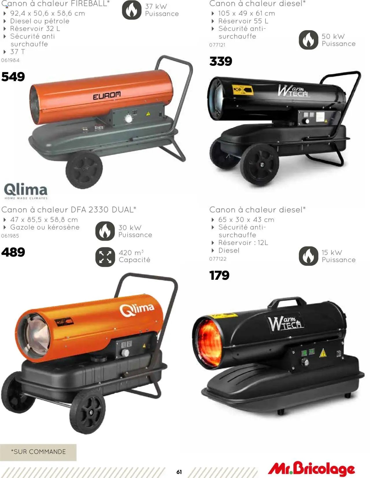 Mr Bricolage folder / publicité