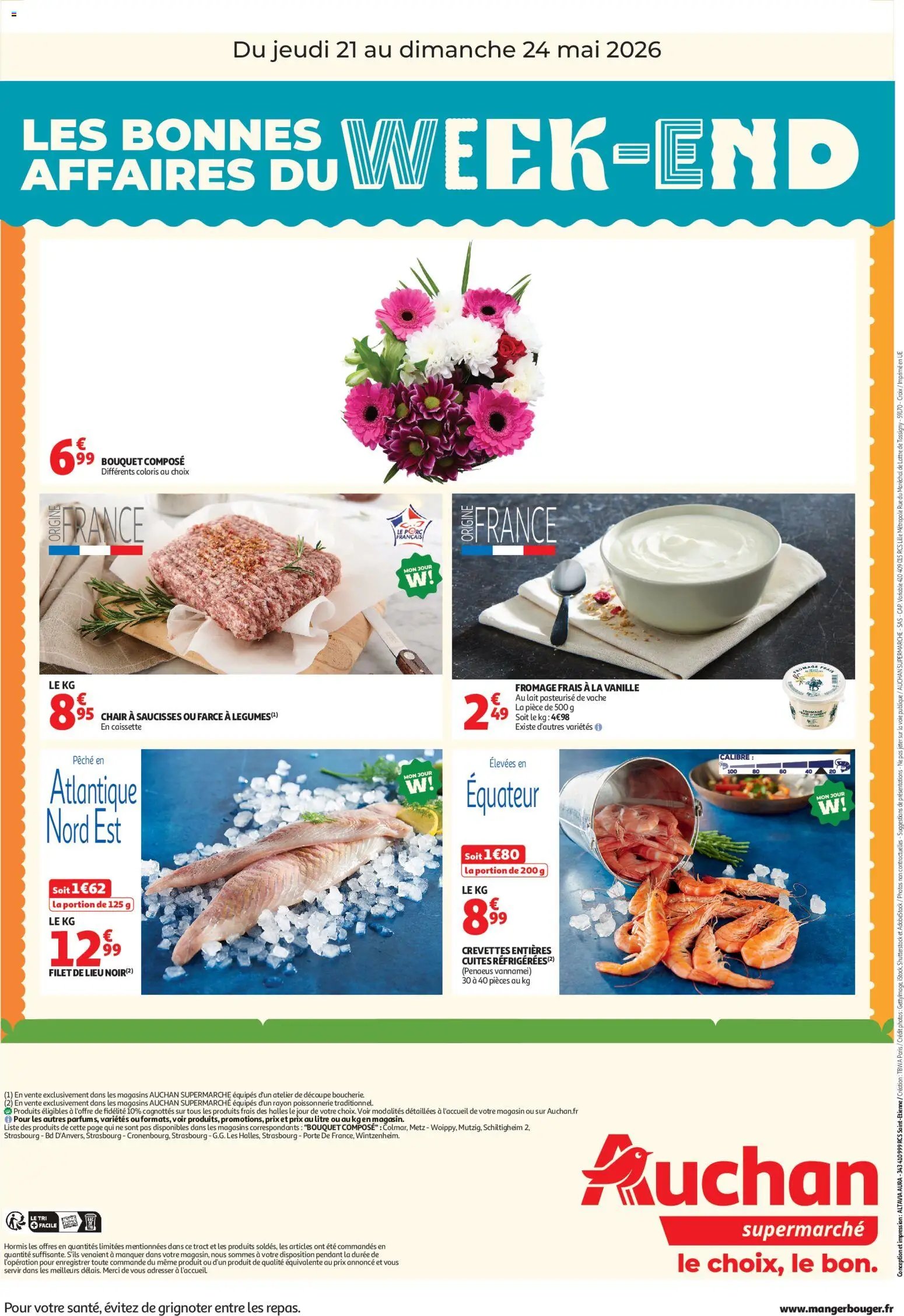 Auchan Week-end dans votre super !