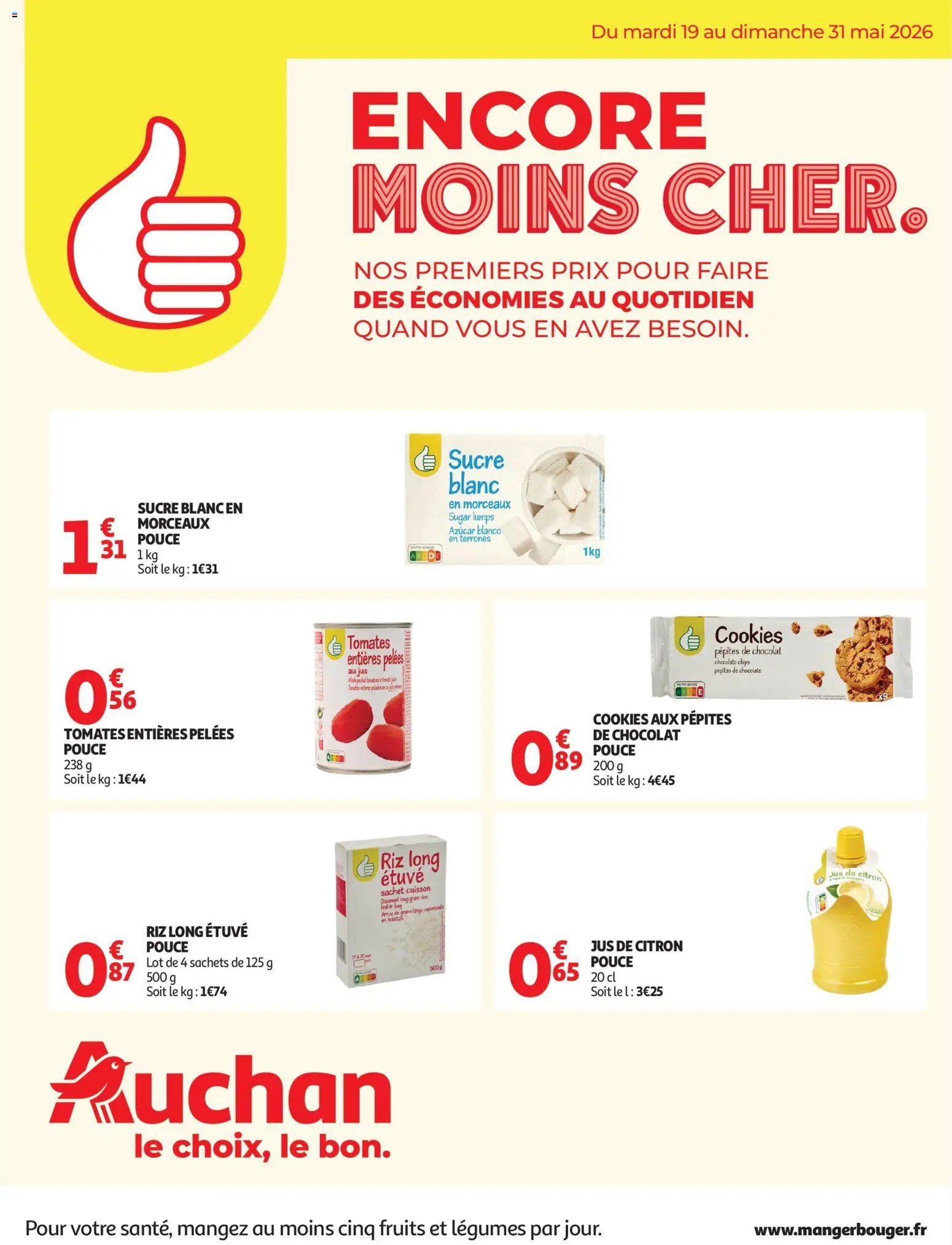 Auchan folder / publicité