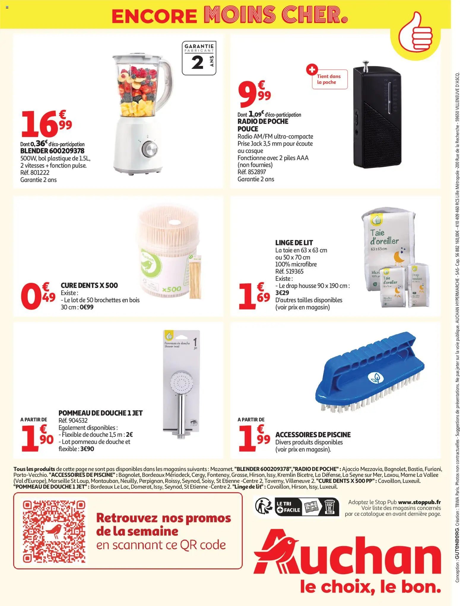 Auchan folder / publicité