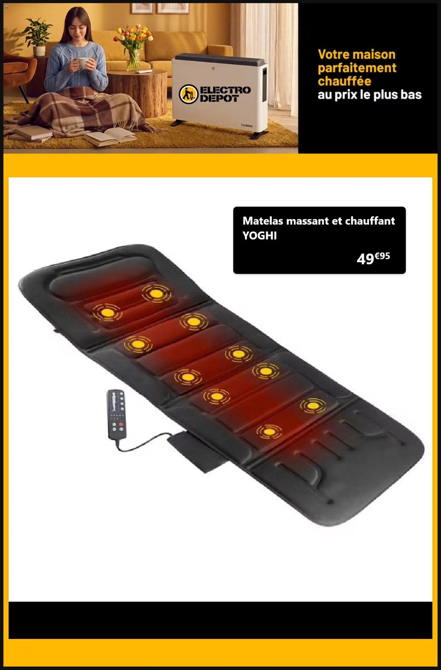 Electro Depot folder / publicité