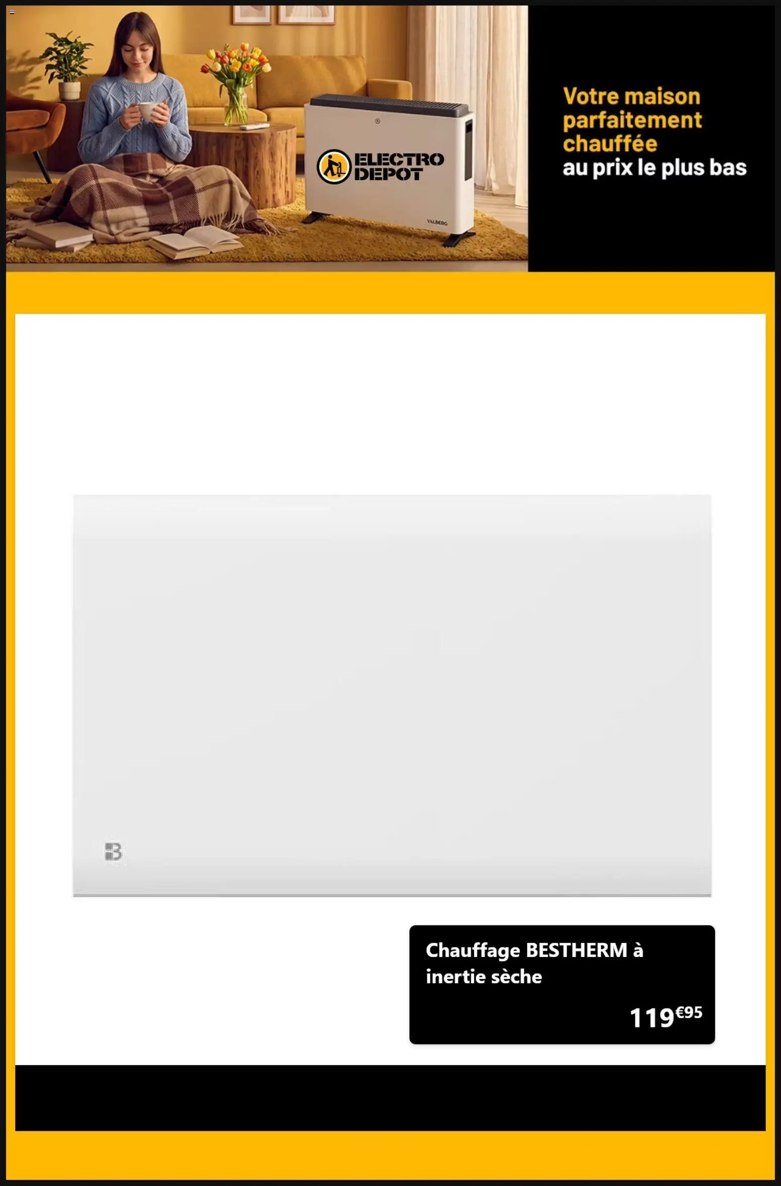 Electro Depot folder / publicité