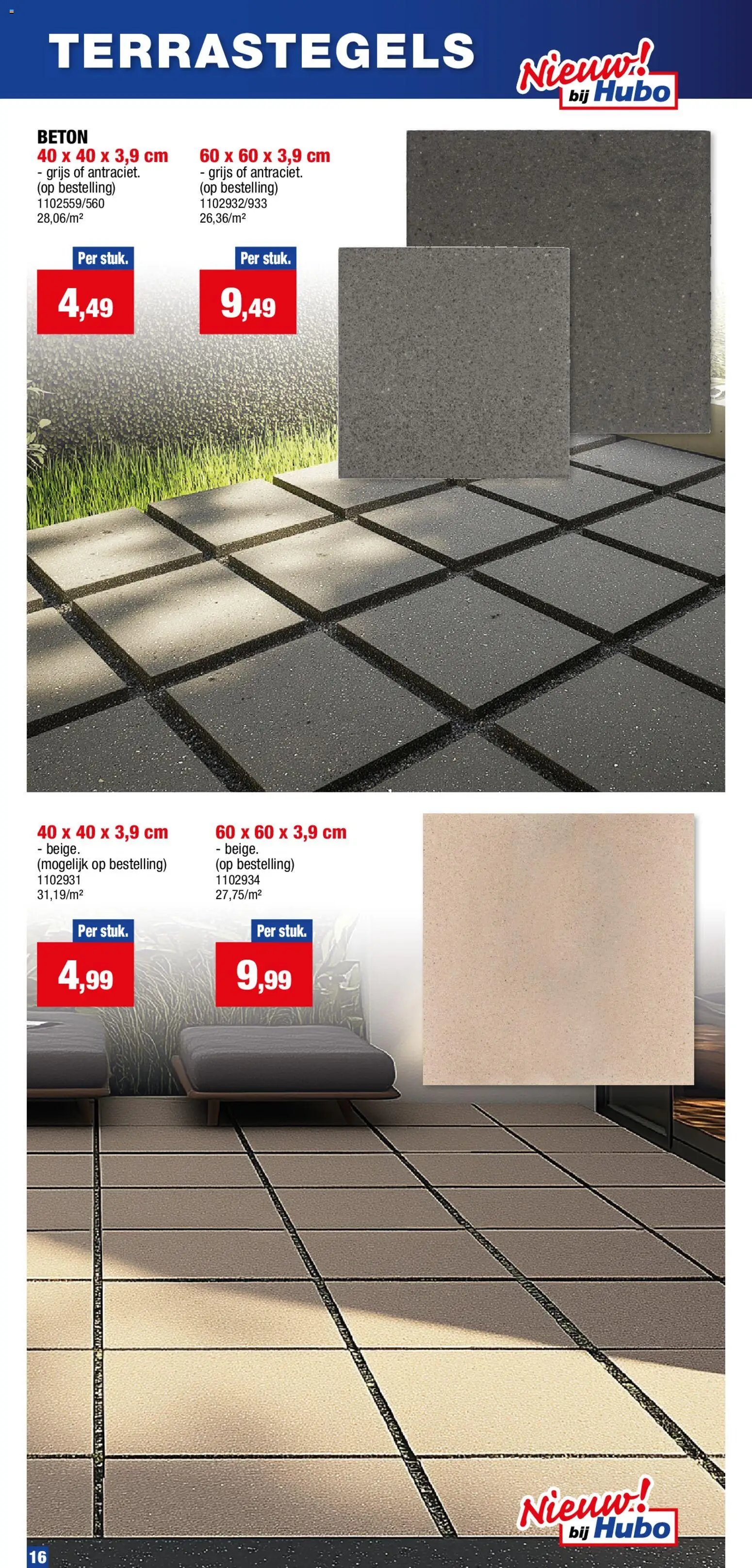 Hubo Terras & bestrating