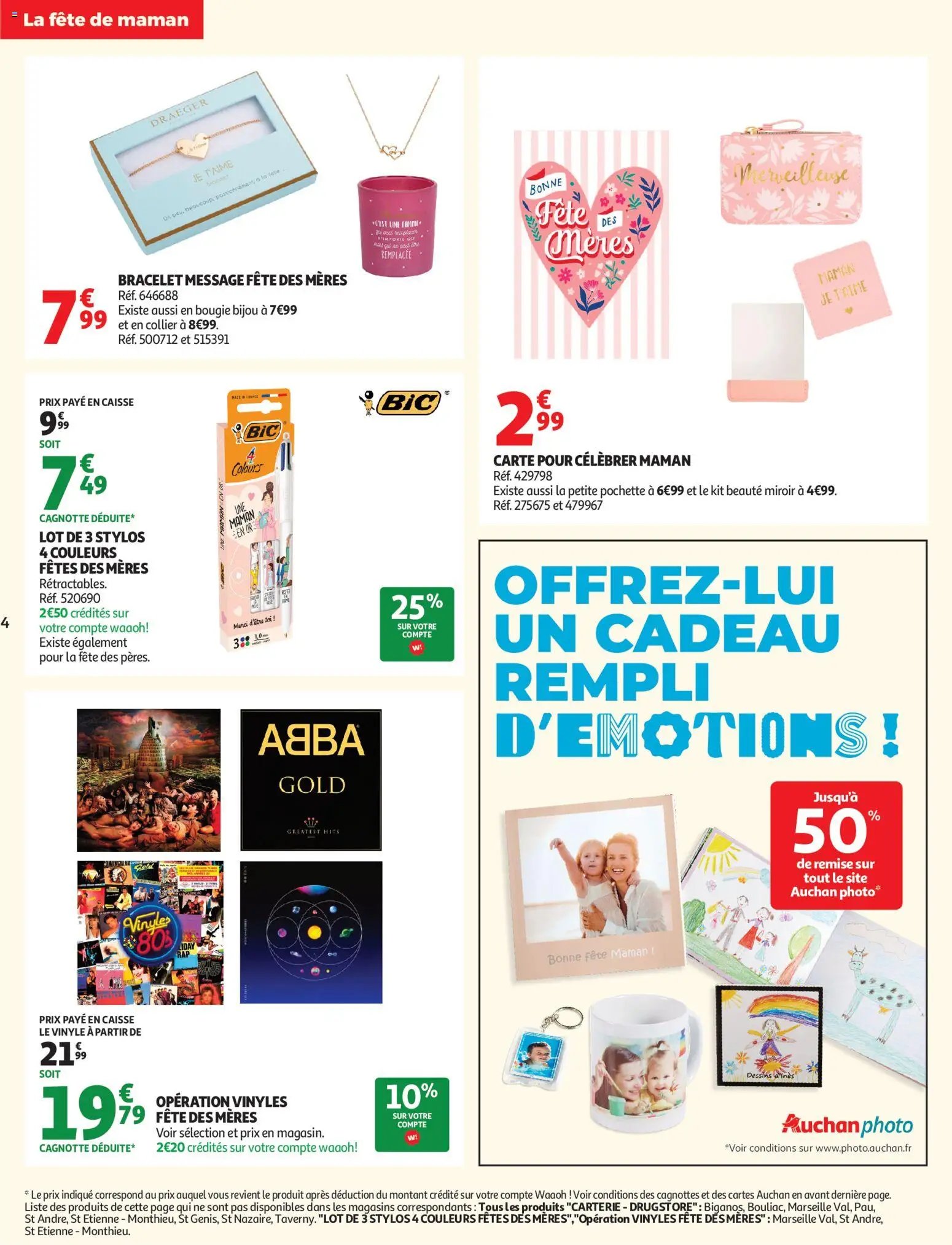 Auchan Fête des mères hypers