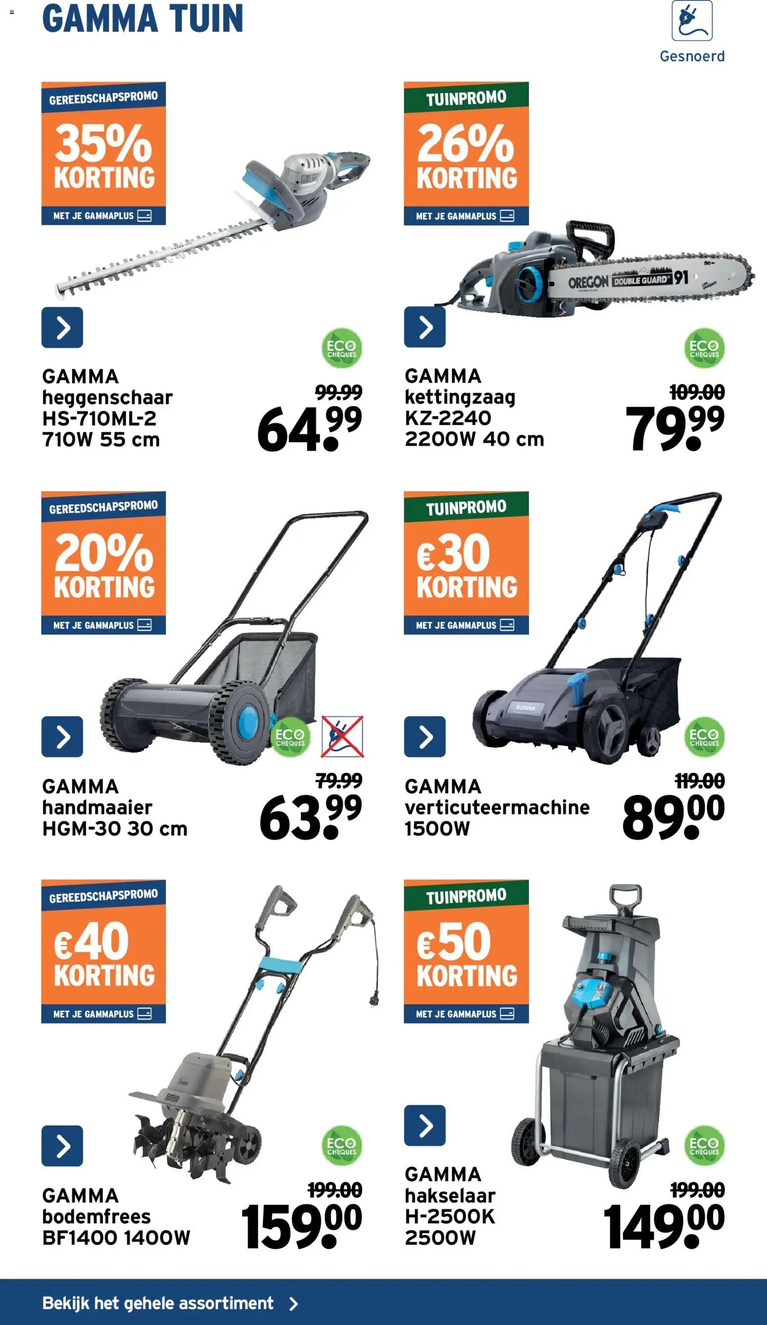 GAMMA Gereedschapspecial