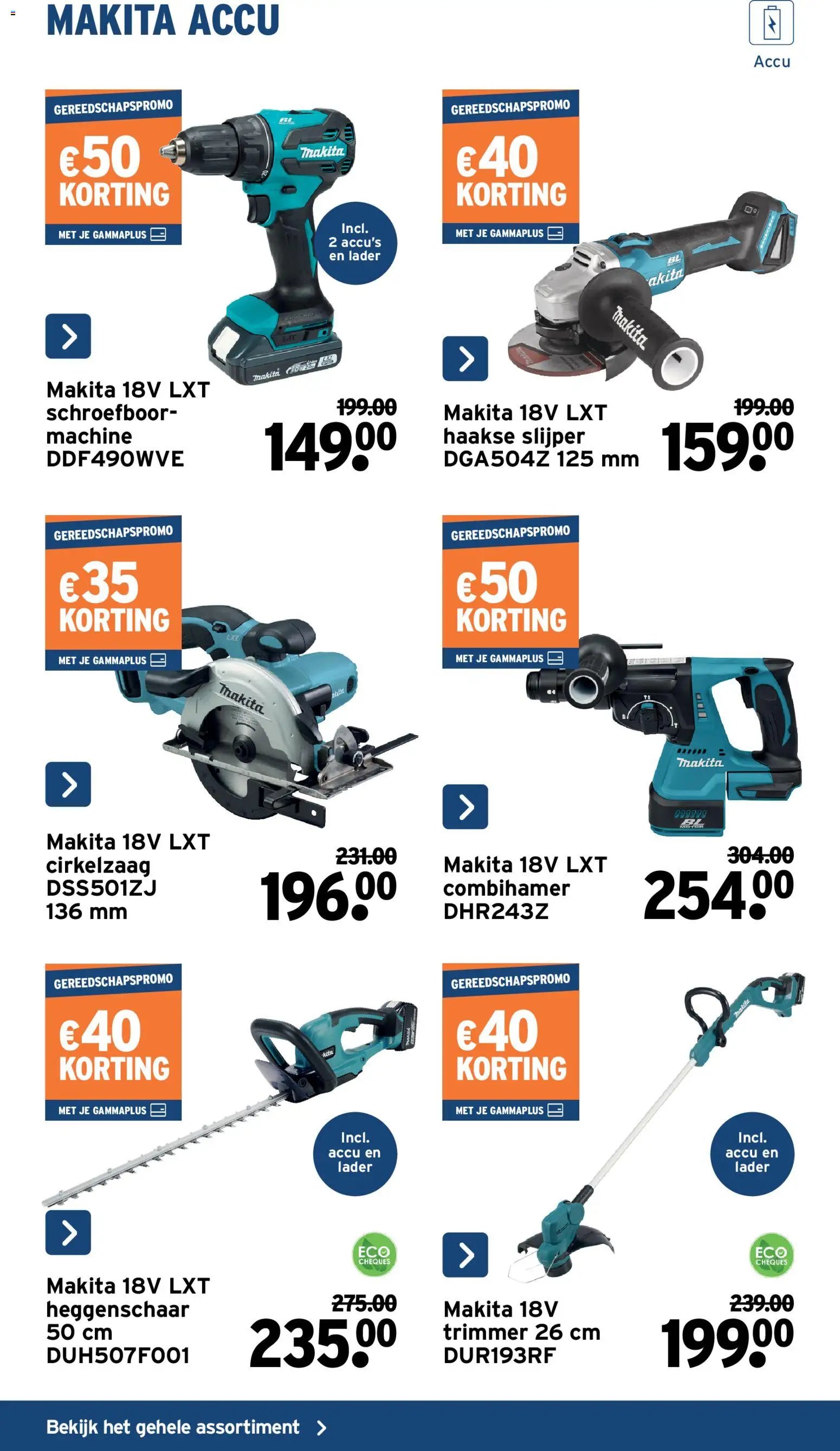 GAMMA Gereedschapspecial