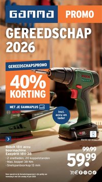 GAMMA Gereedschapspecial