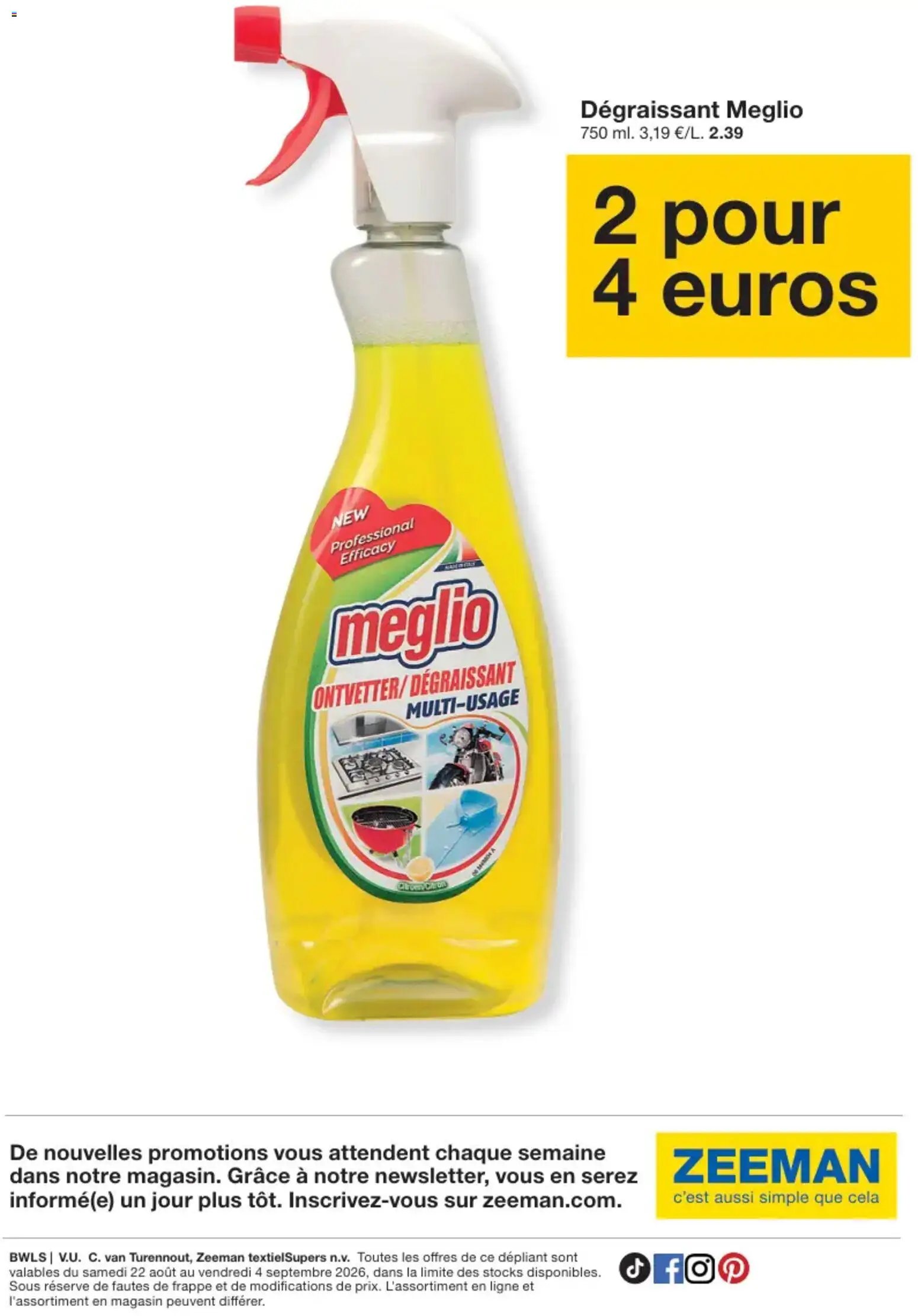 Zeeman publicité