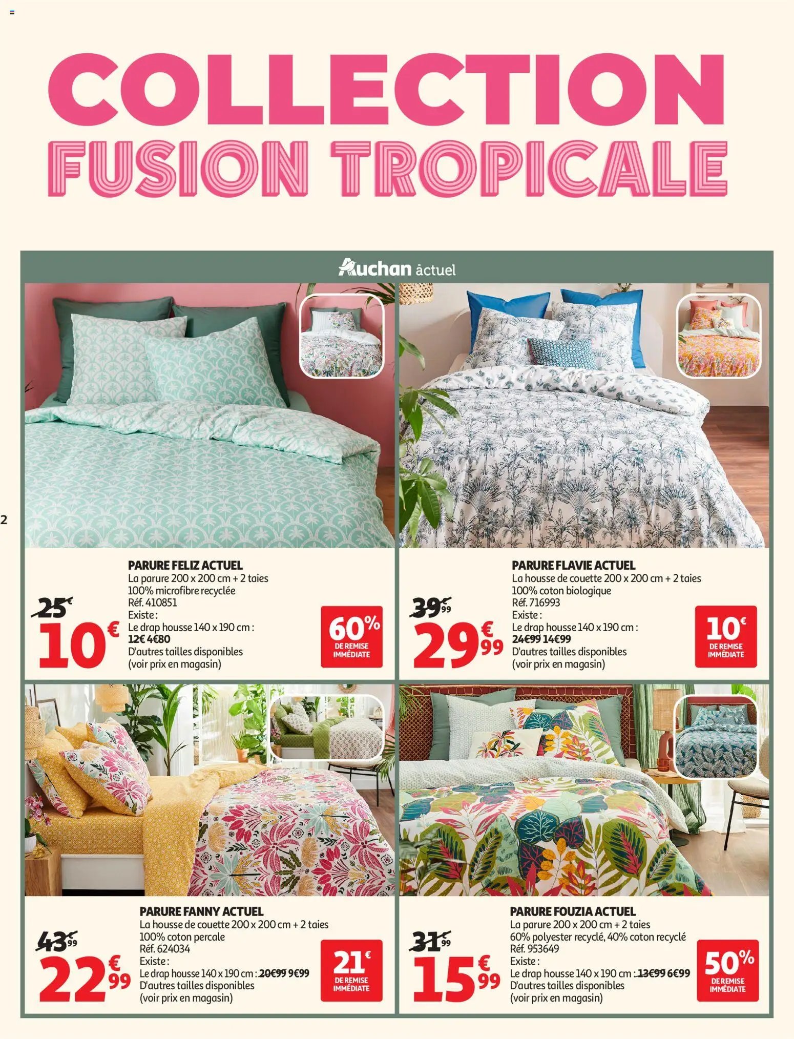 Auchan Linge de maison & déco