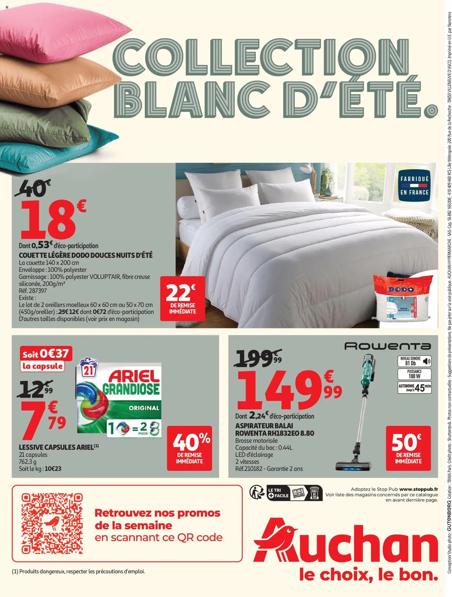 Auchan Linge de maison & déco