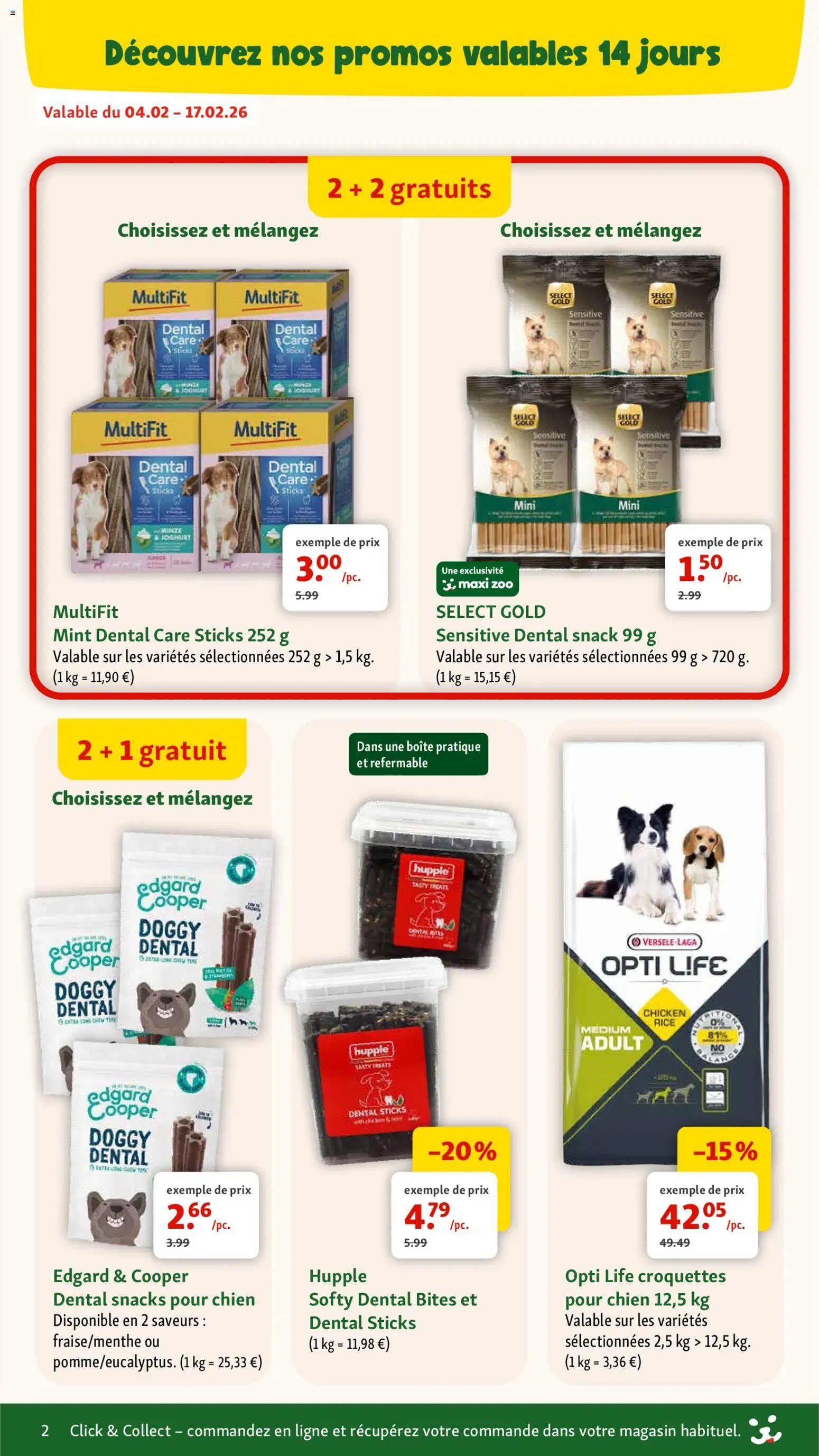 Maxi Zoo folder / publicité (2026-02-04 - 2026-03-03)