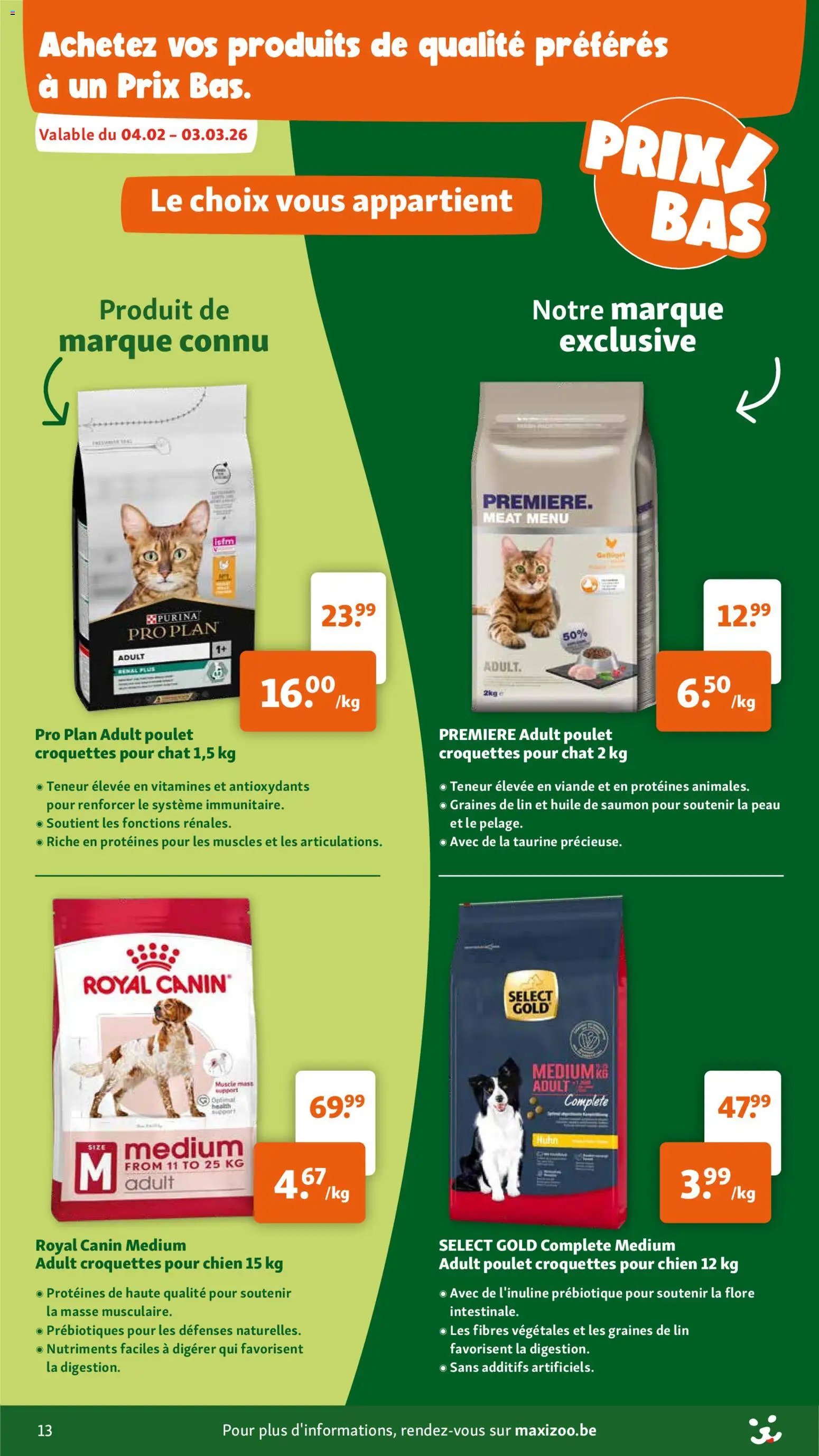 Maxi Zoo folder / publicité (2026-02-04 - 2026-03-03)