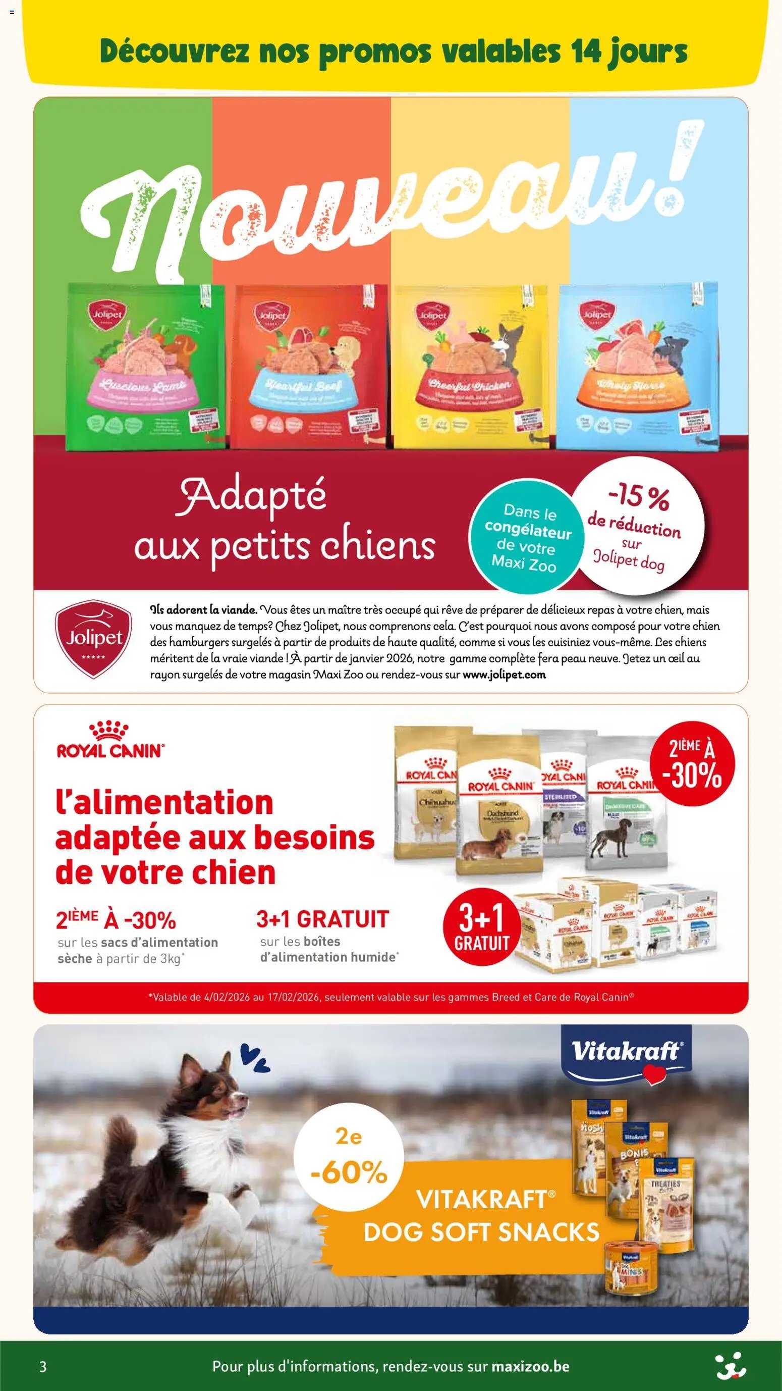 Maxi Zoo folder / publicité (2026-02-04 - 2026-03-03)