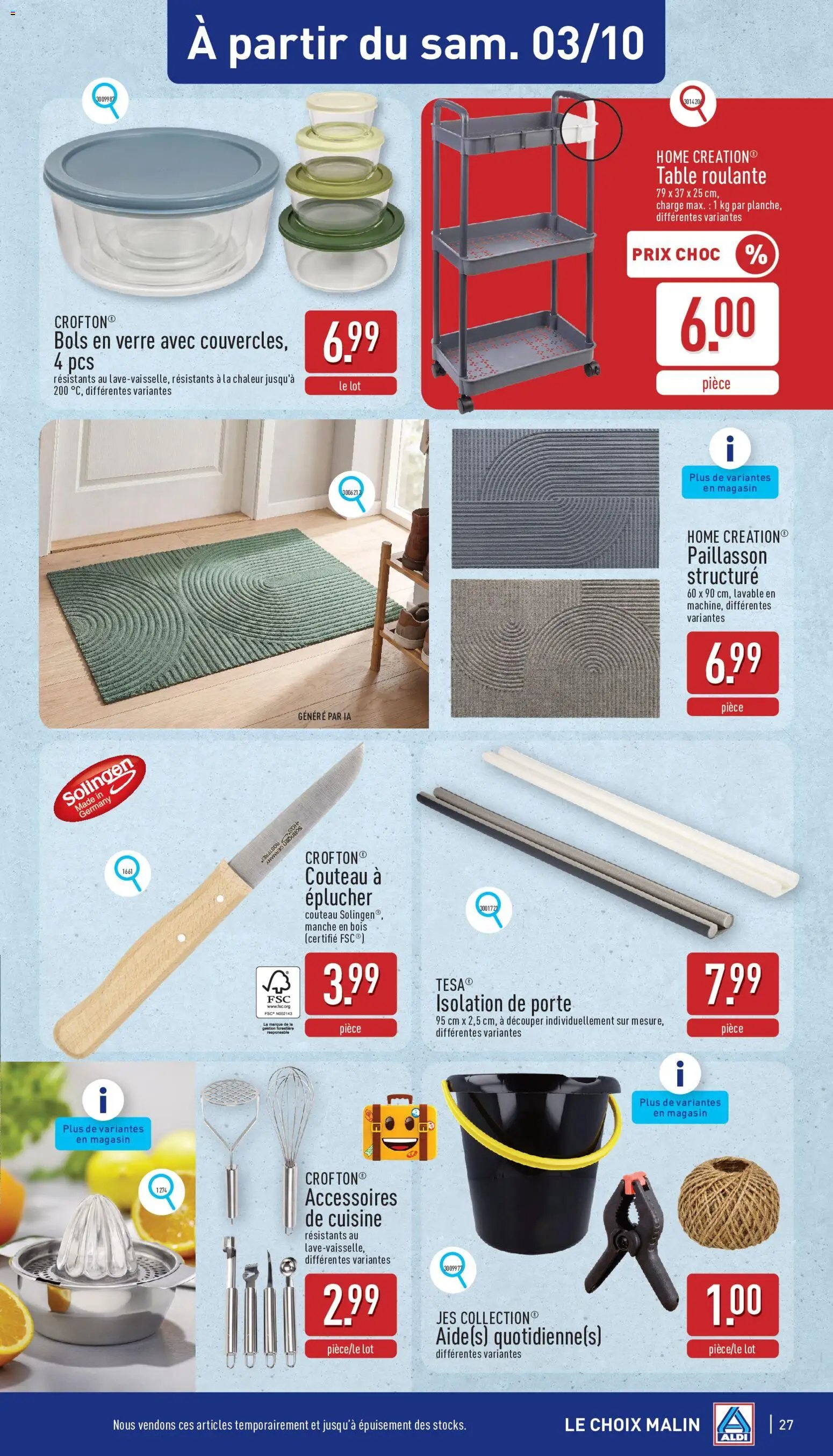 Aldi Folder de la semaine 40